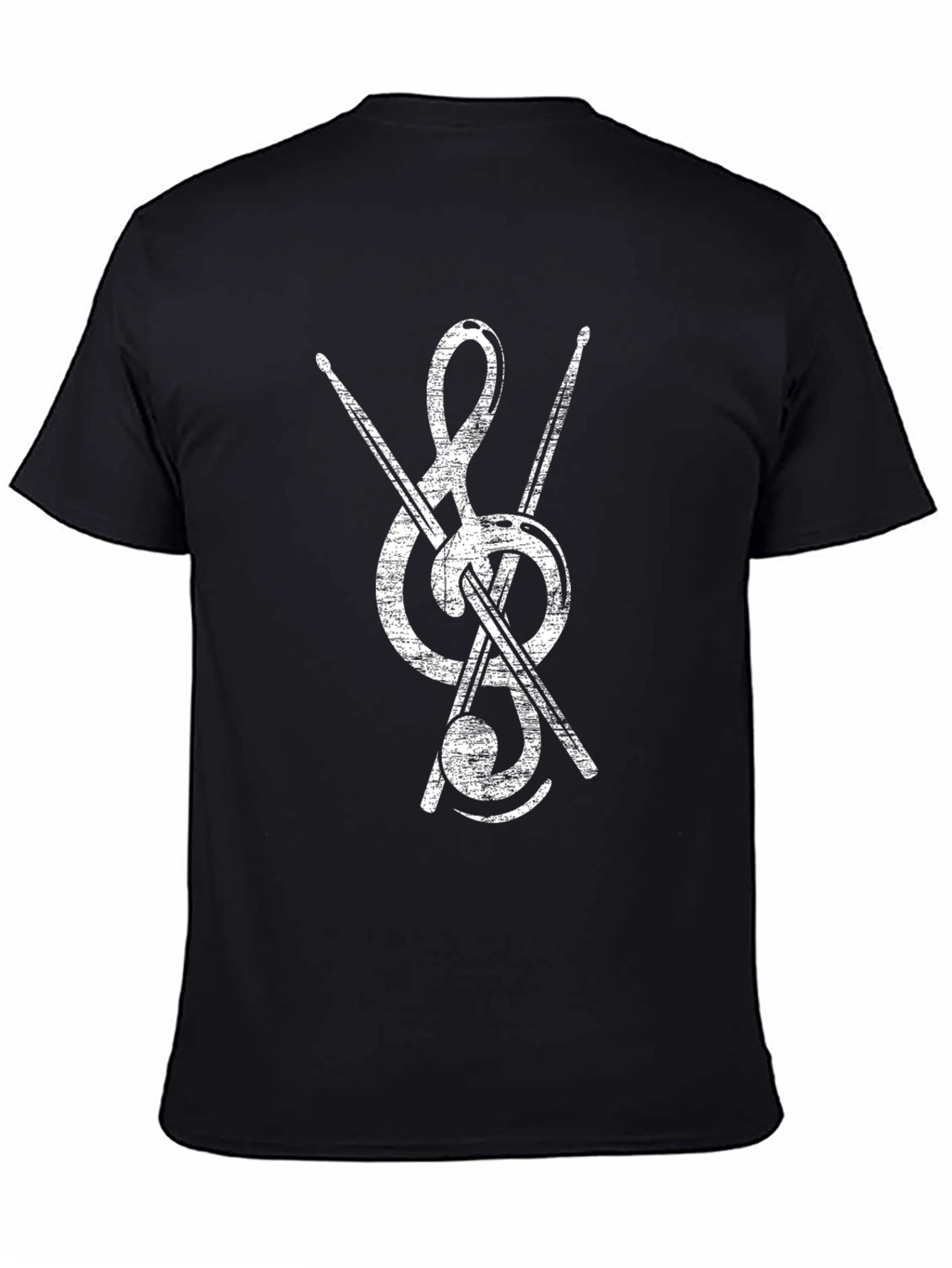 Music Treble Clef Drummer T-Shirt