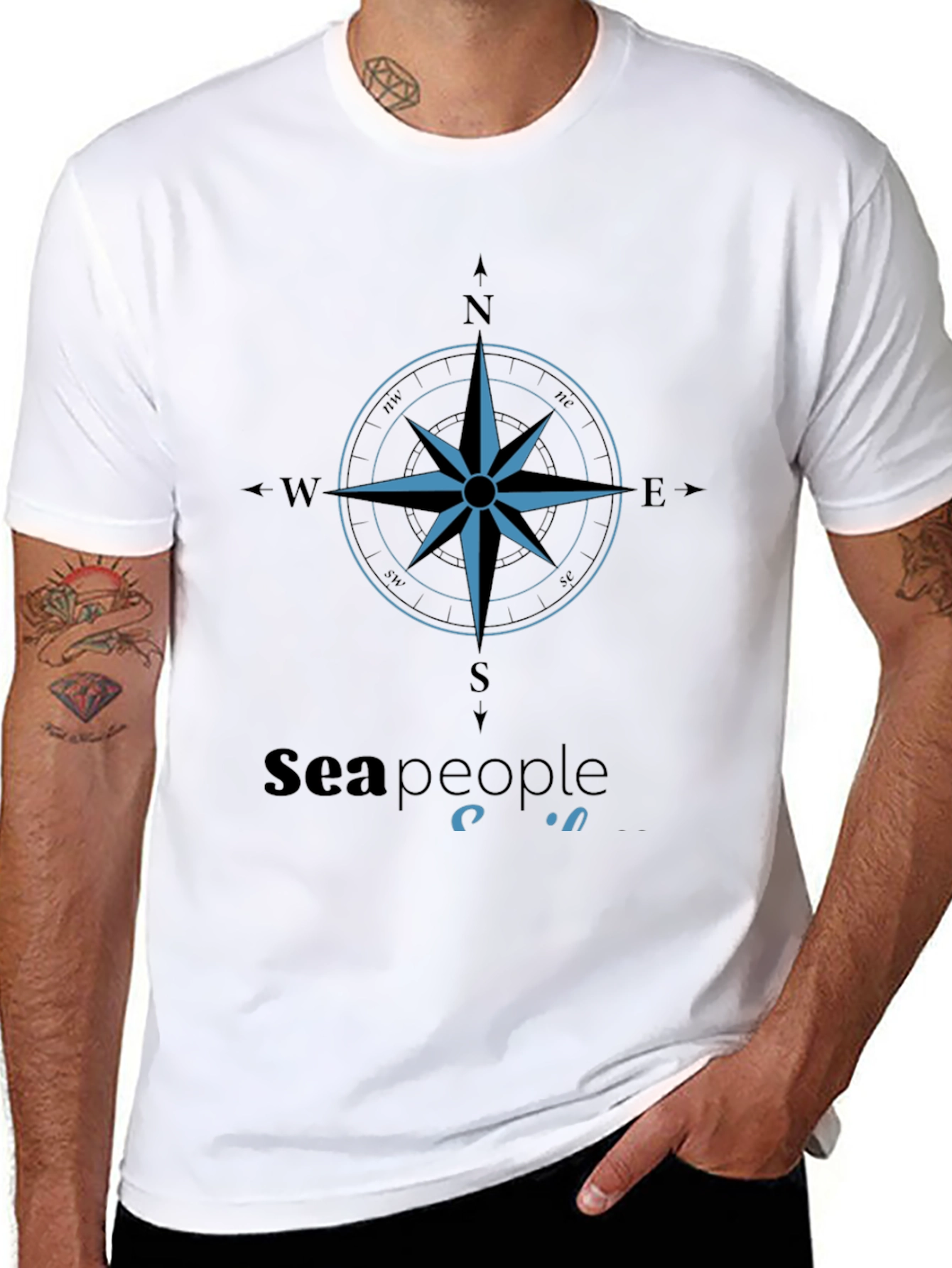 Sea People Compass Graphic Tee