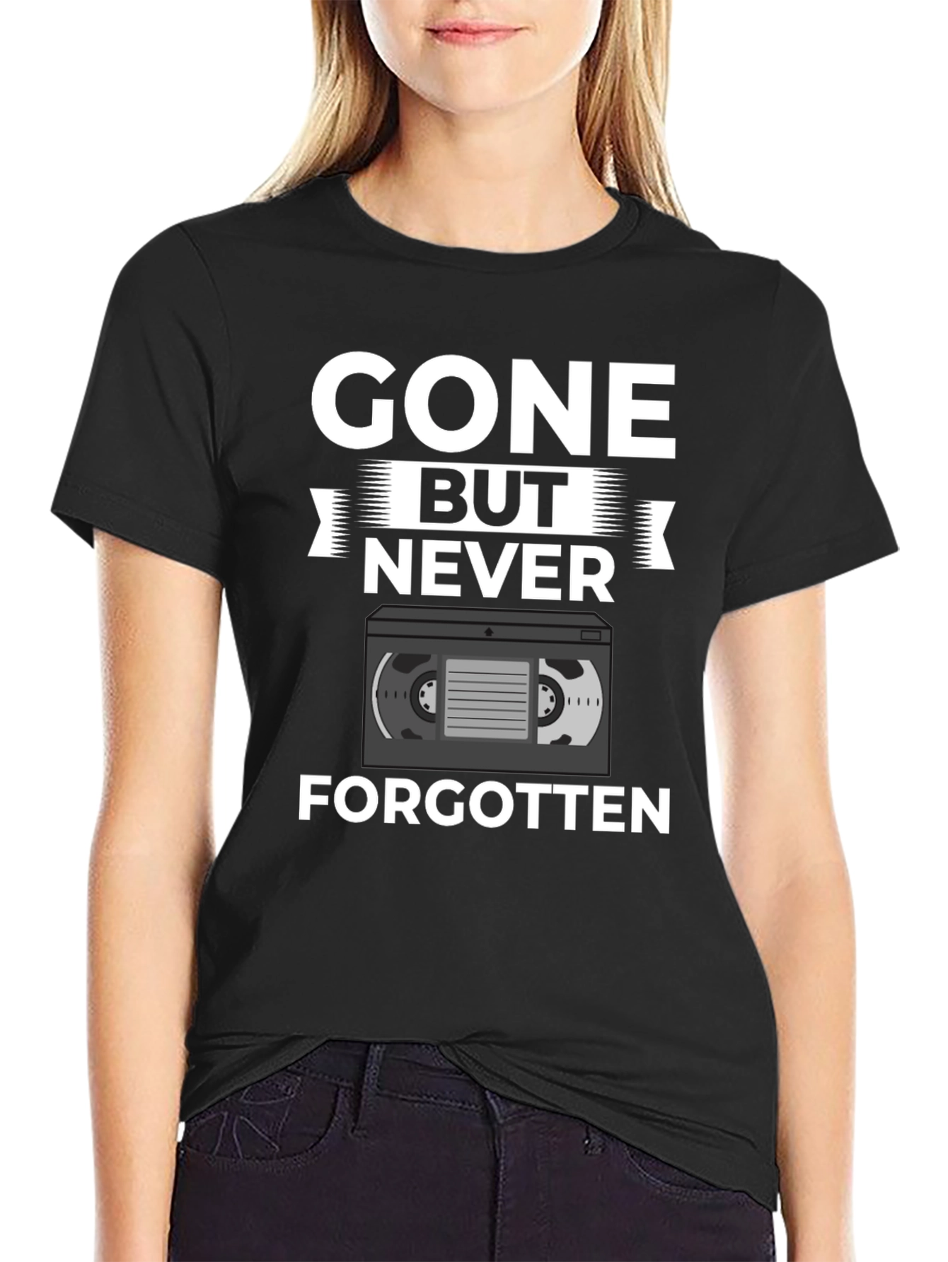 Gone But Never Forgotten VHS Tape T-Shirt