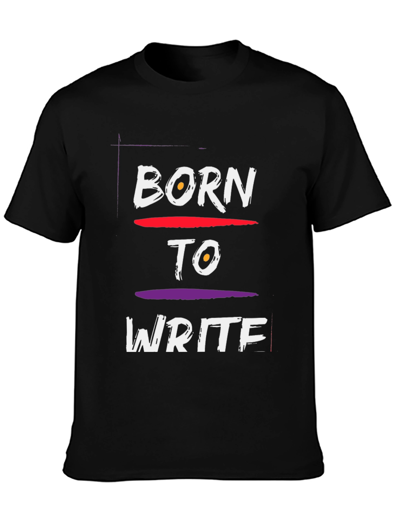 Born to Write Black T-Shirt