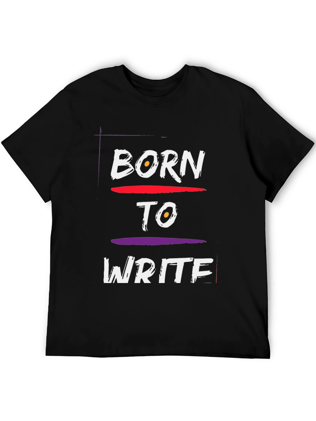 Born to Write Black T-Shirt
