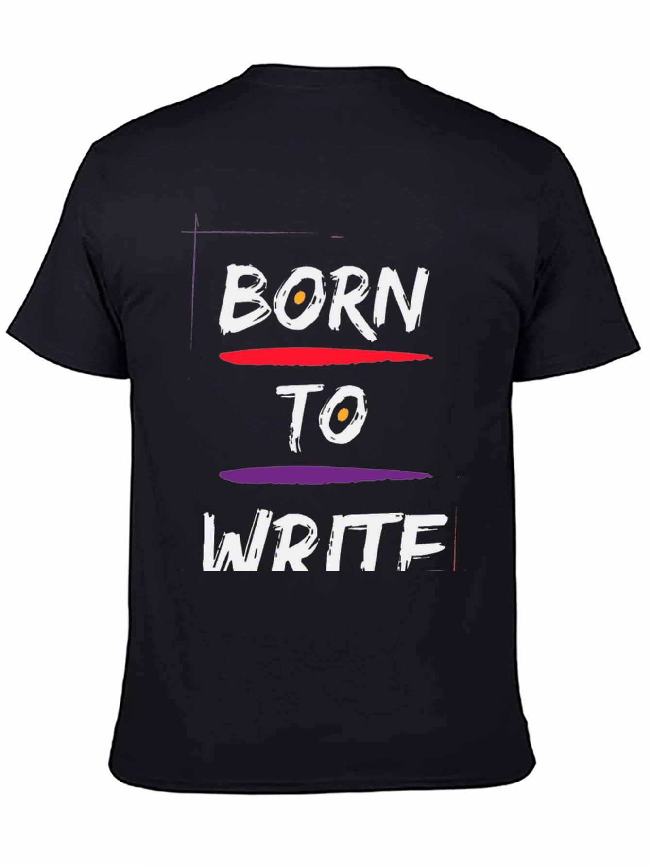 Born to Write Black T-Shirt