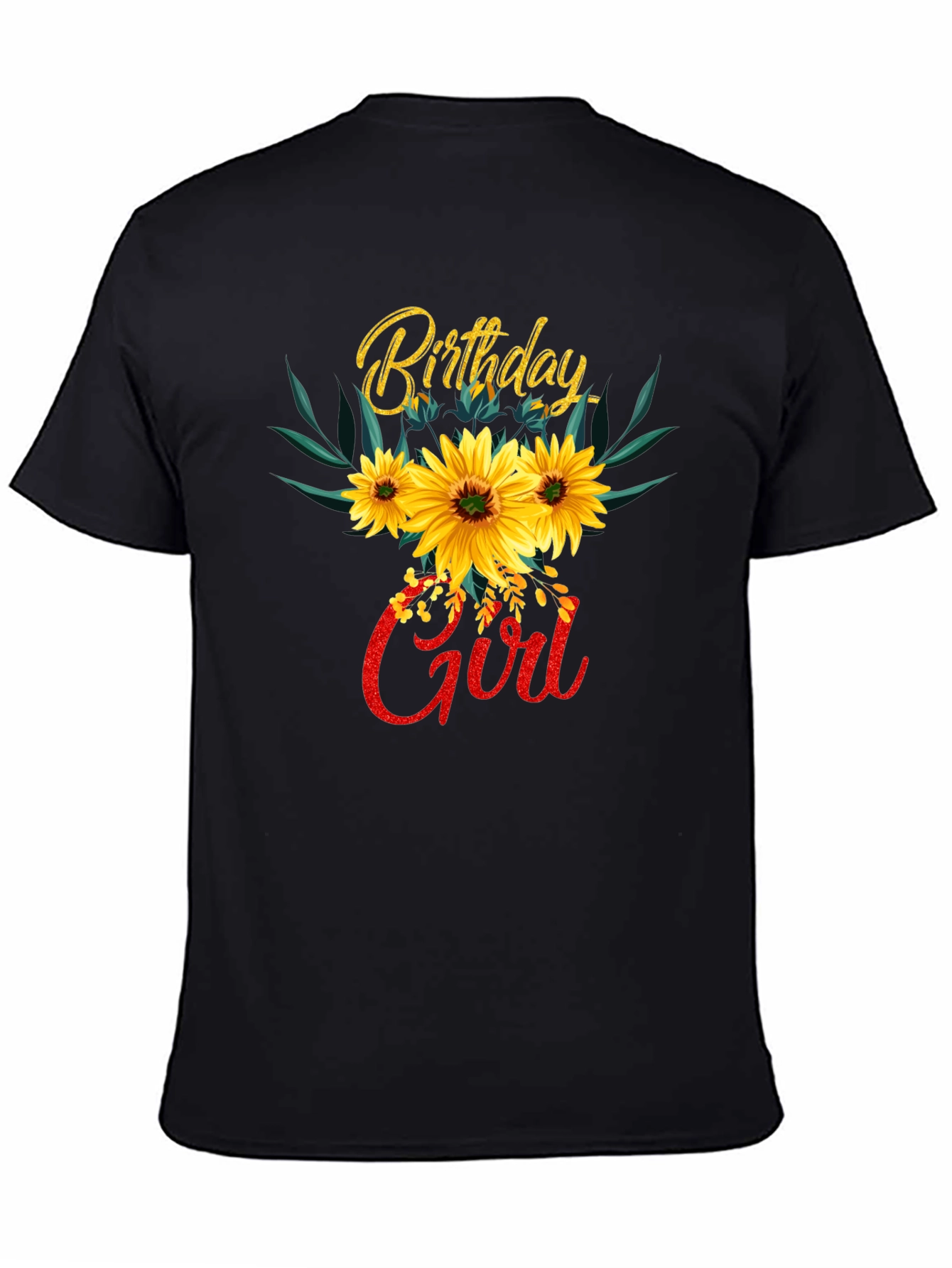 Birthday Girl Sunflower T-Shirt