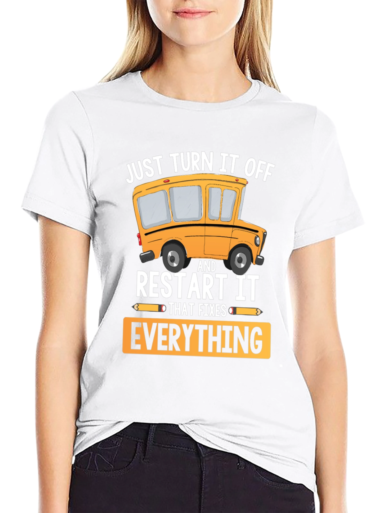 Just Turn It Off Restart It T-Shirt