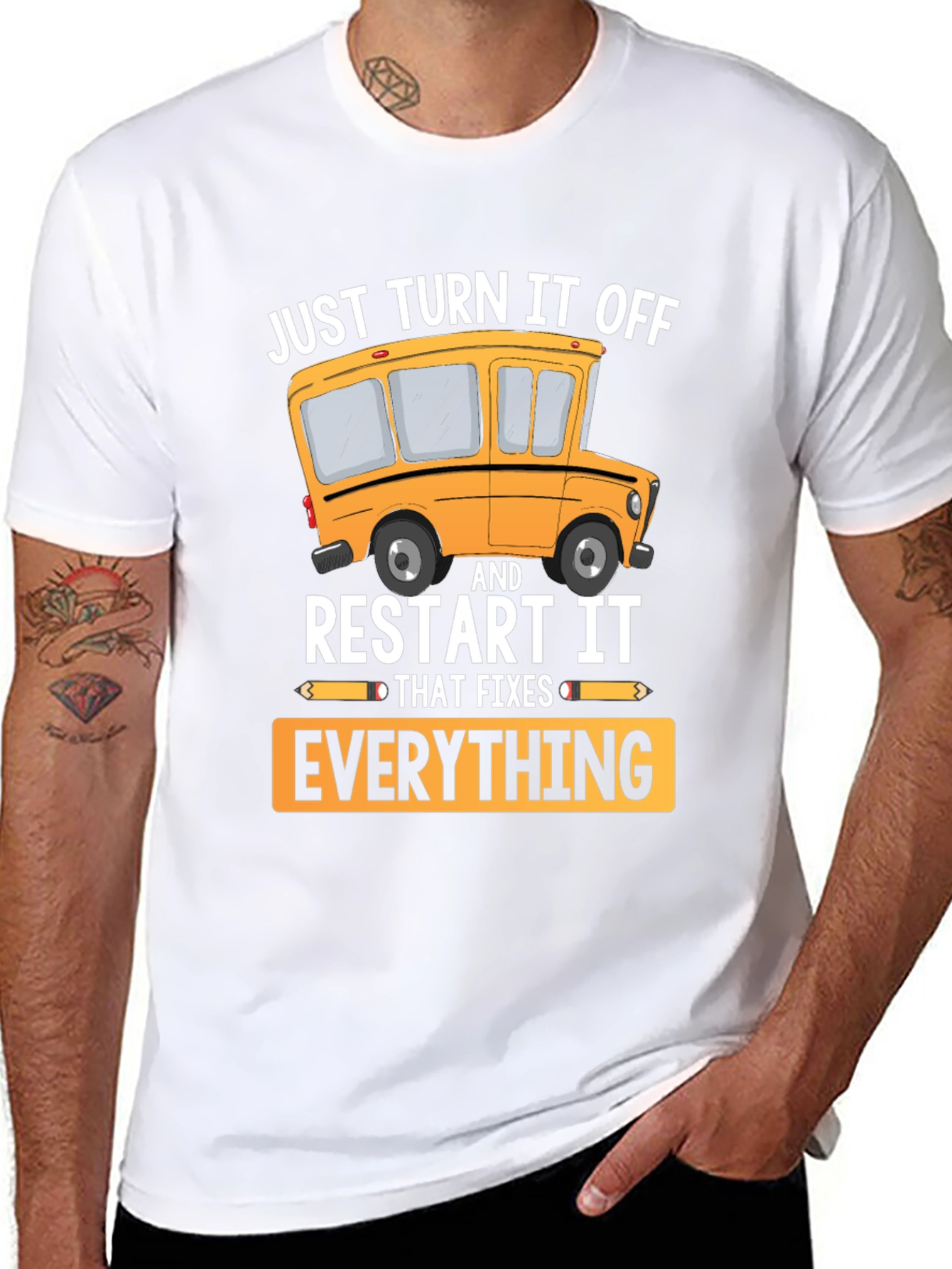 Just Turn It Off Restart It T-Shirt