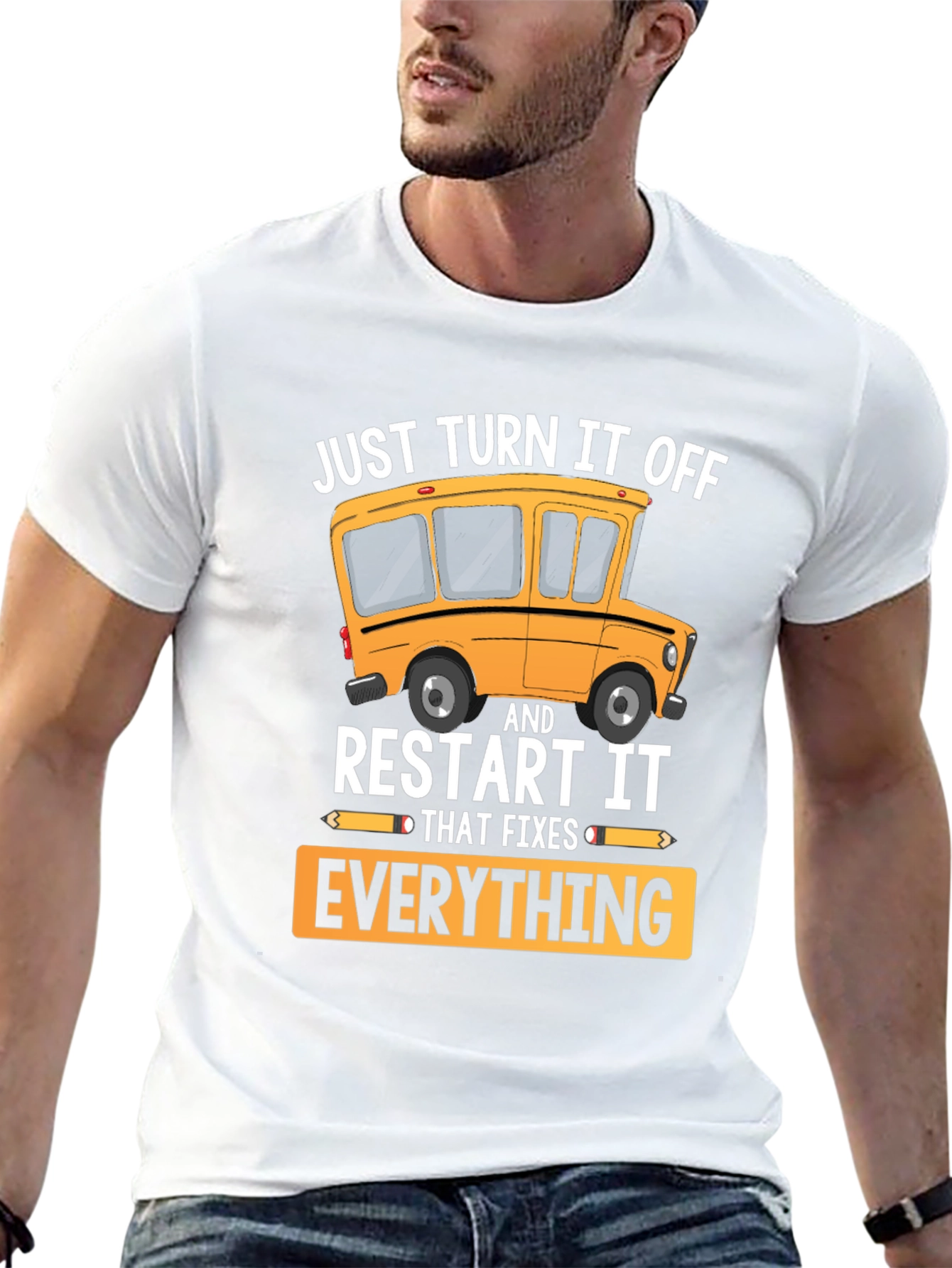 Just Turn It Off Restart It T-Shirt
