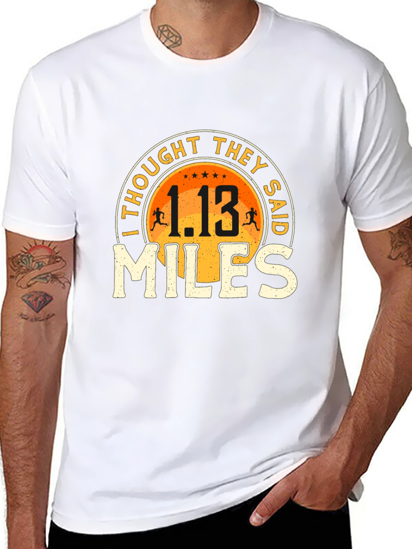 1.13 Miles Half Marathon Running T-Shirt