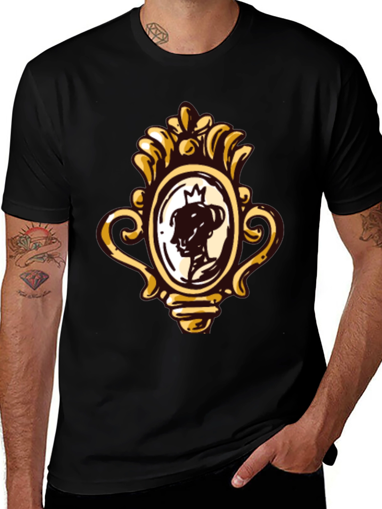 Queen Silhouette Framed Graphic Tee