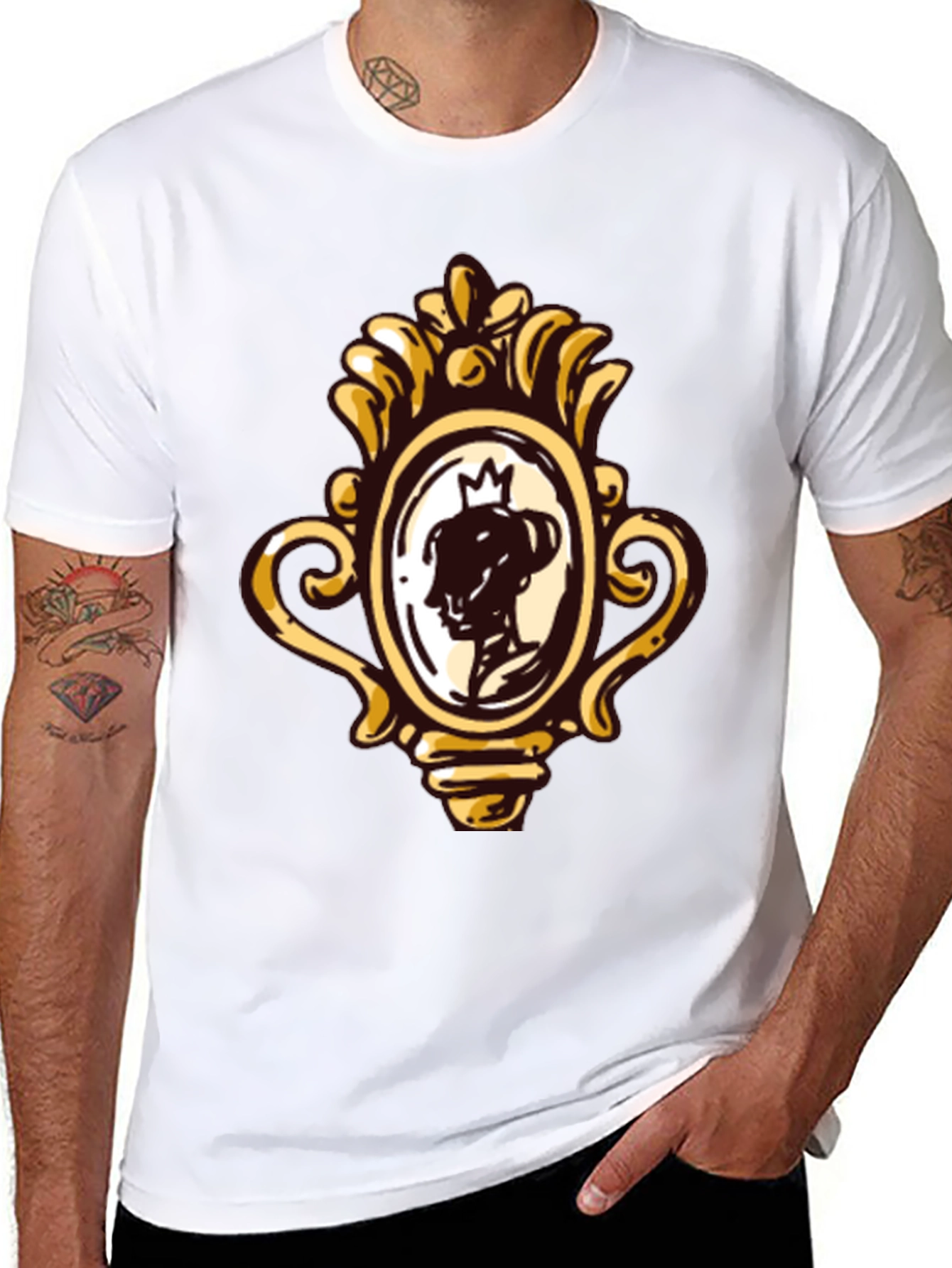 Queen Silhouette Framed Graphic Tee