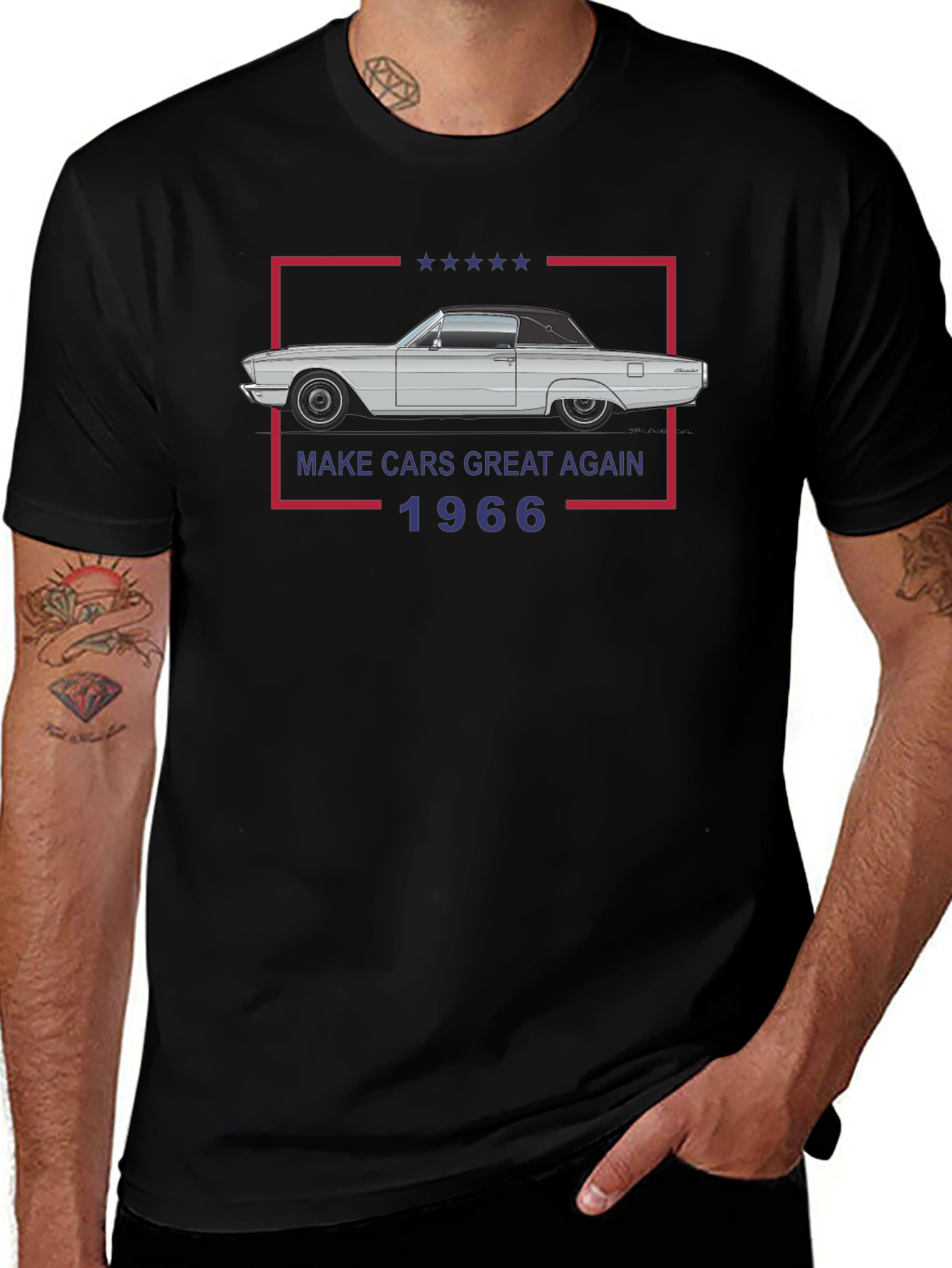Make Cars Great Again 1966 Car T-Shirt