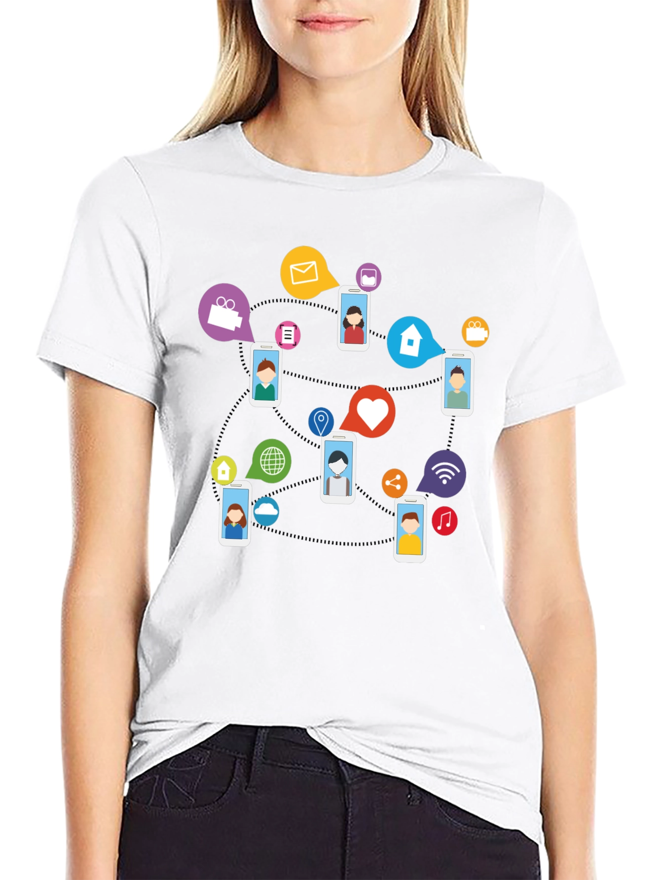 Connected World Graphic Tee