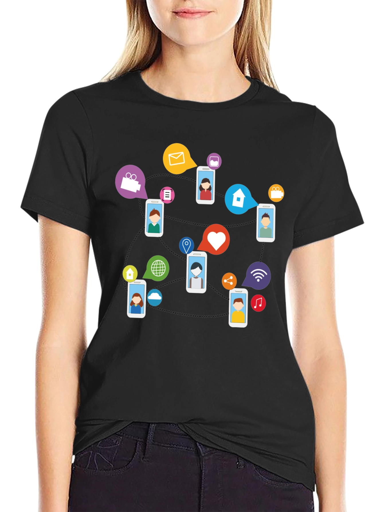 Connected World Graphic Tee