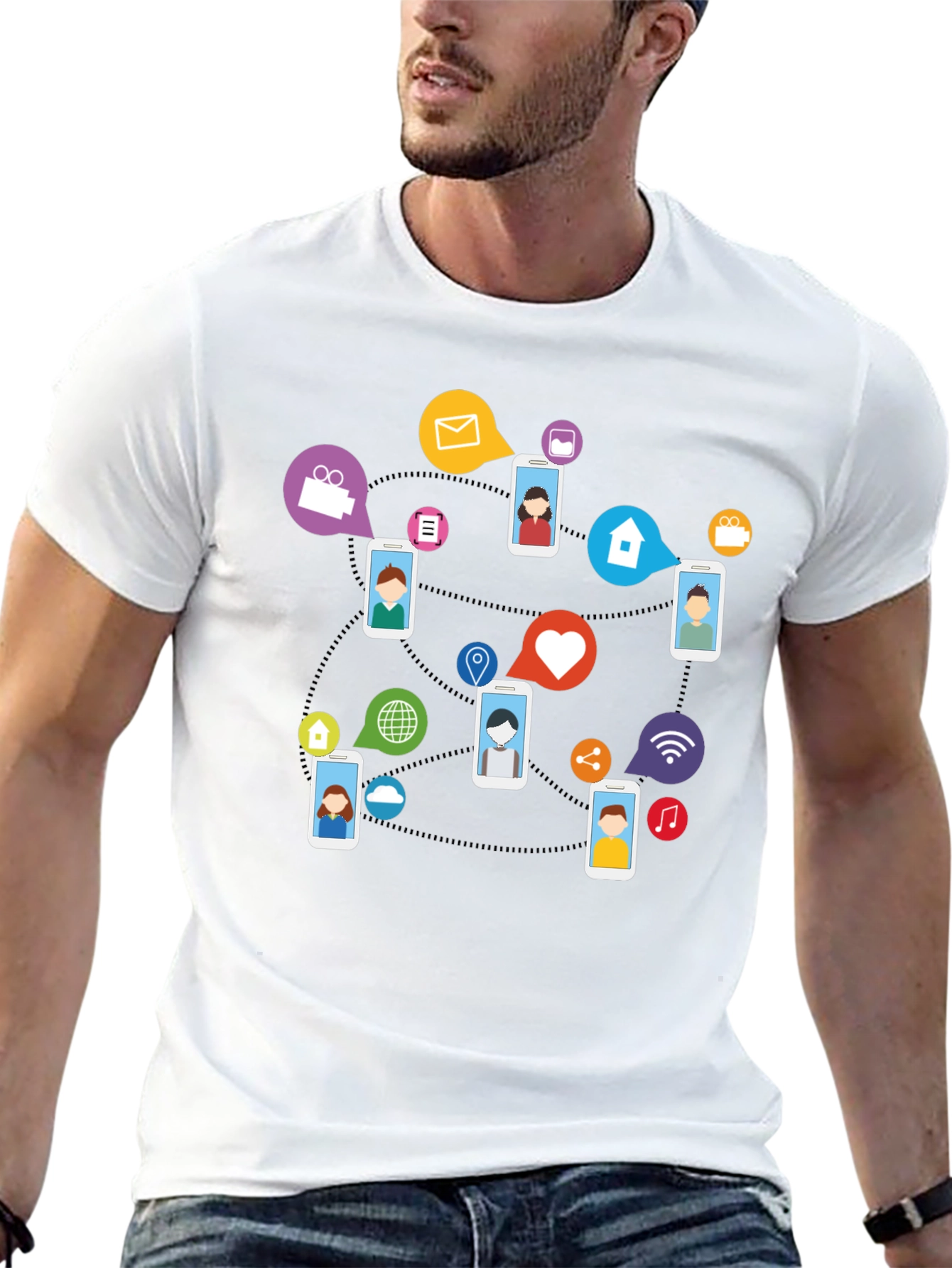 Connected World Graphic Tee