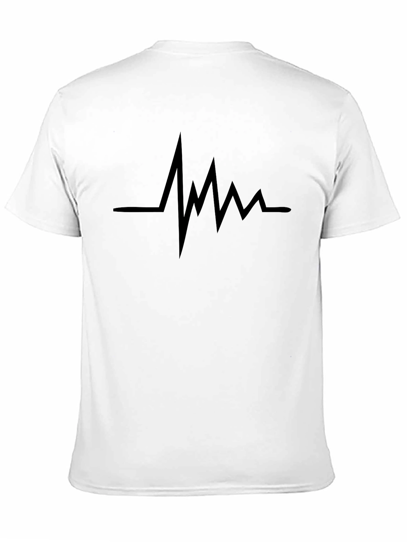 Pulse Wave Black Graphic Tee