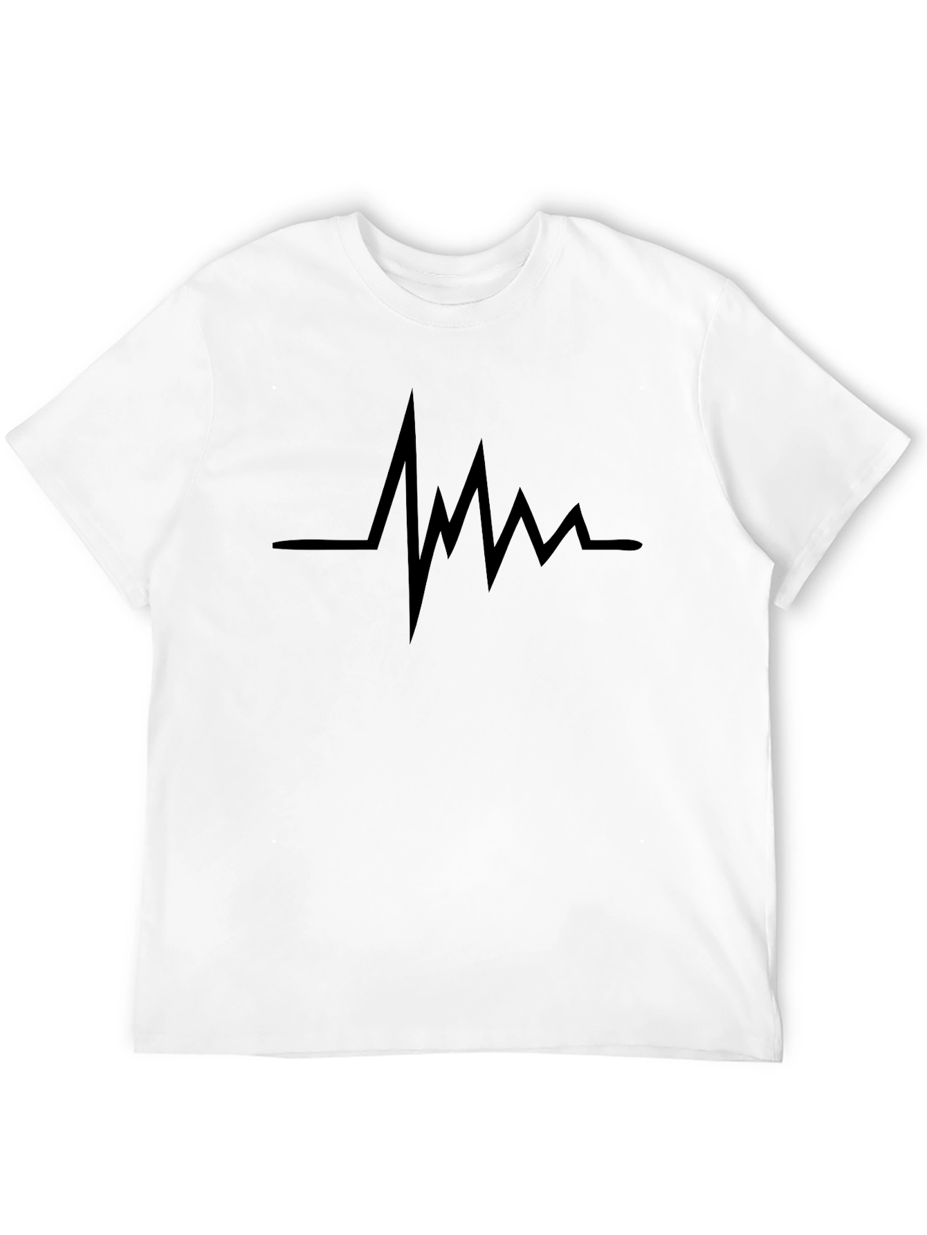 Pulse Wave Black Graphic Tee