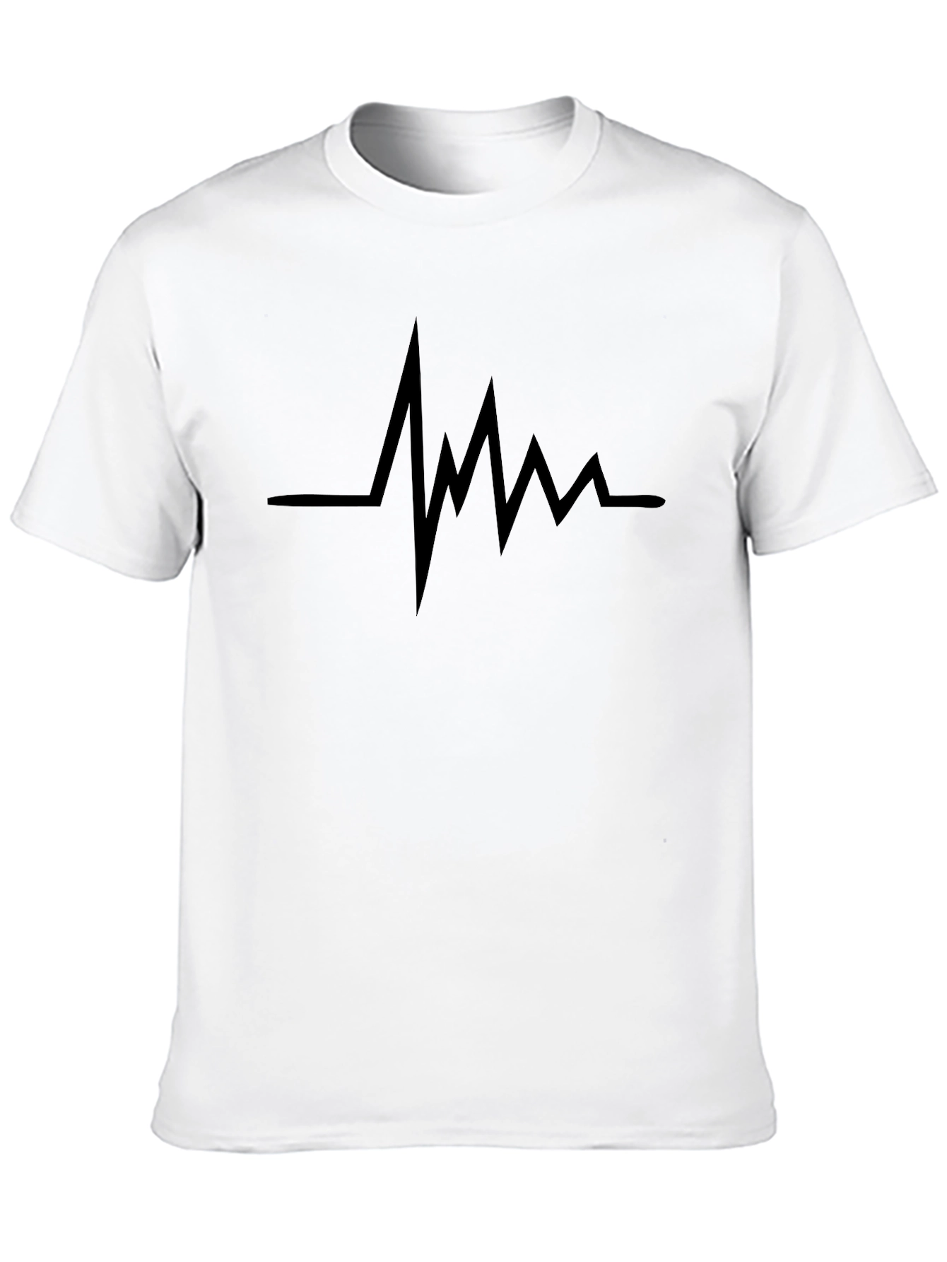 Pulse Wave Black Graphic Tee