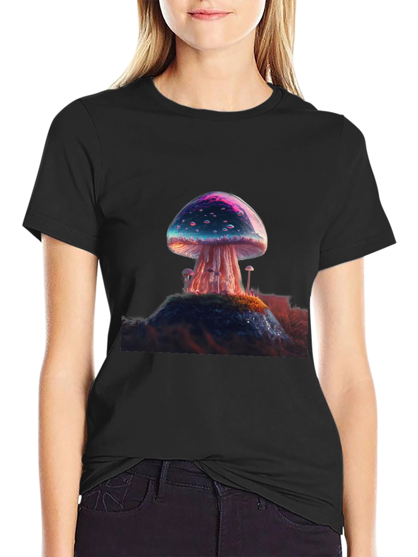 Mushroom Graphic Tee - Unique Design