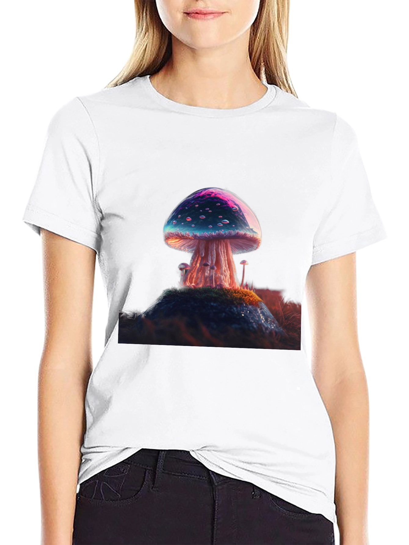 Mushroom Graphic Tee - Unique Design