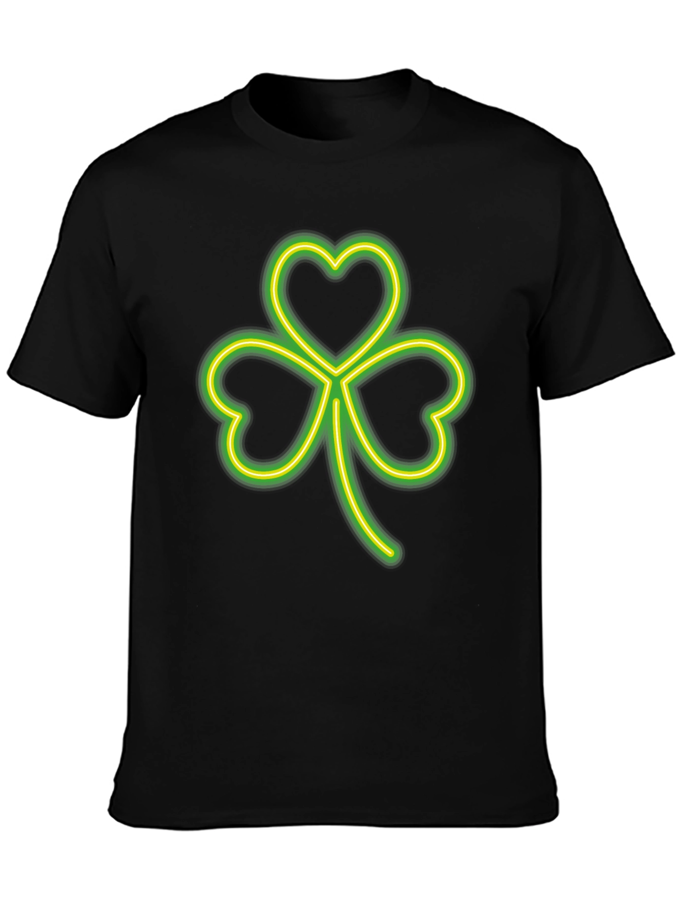 Neon Shamrock Graphic T-Shirt