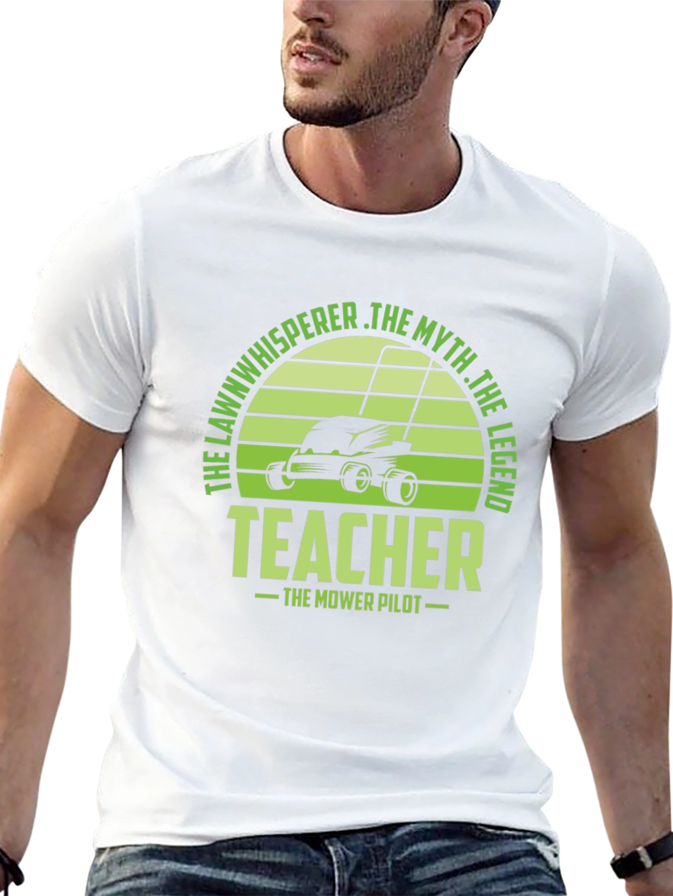 Lawn Whisperer Teacher Graphic T-Shirt