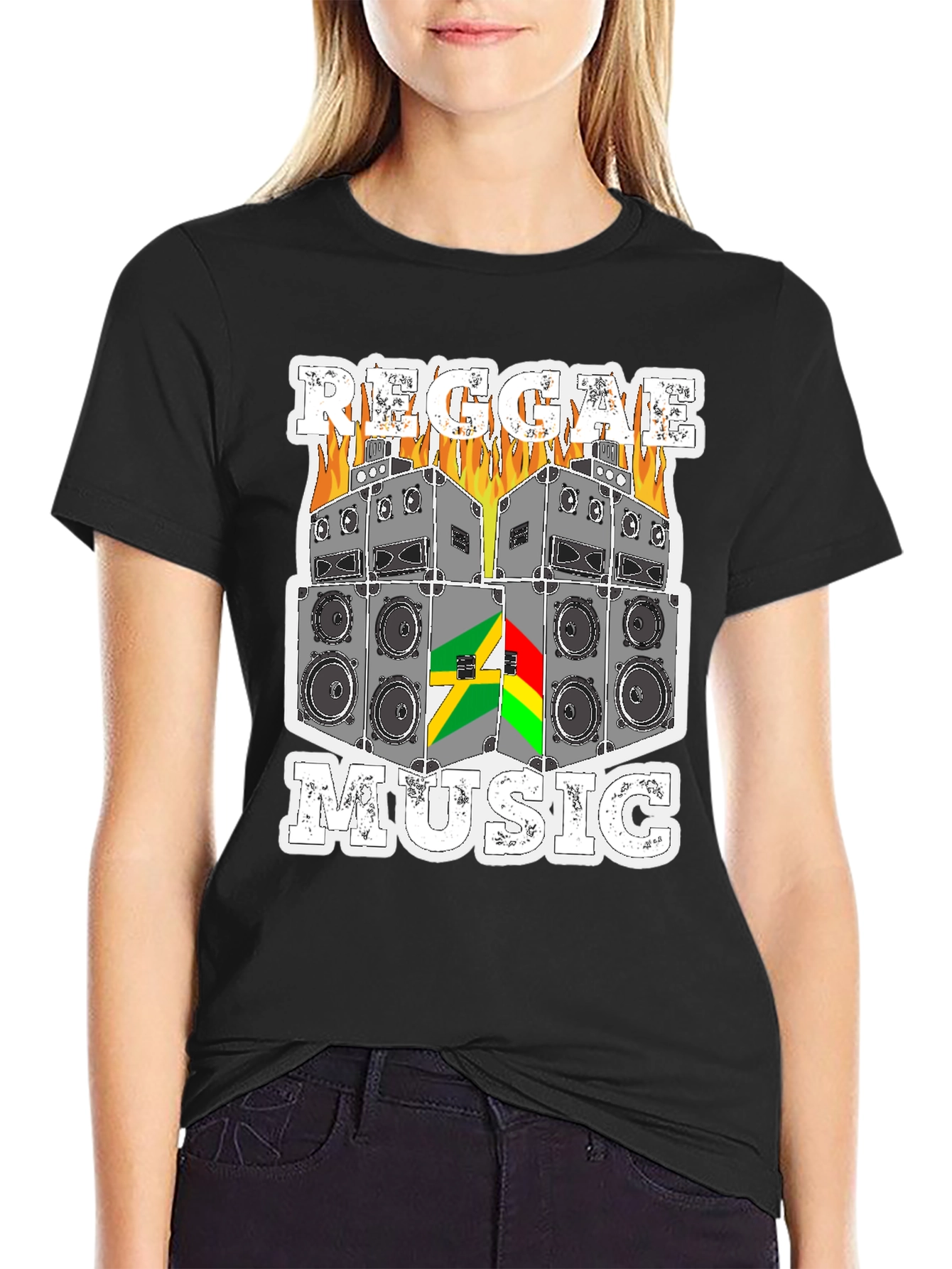 Reggae Music Speaker T-Shirt