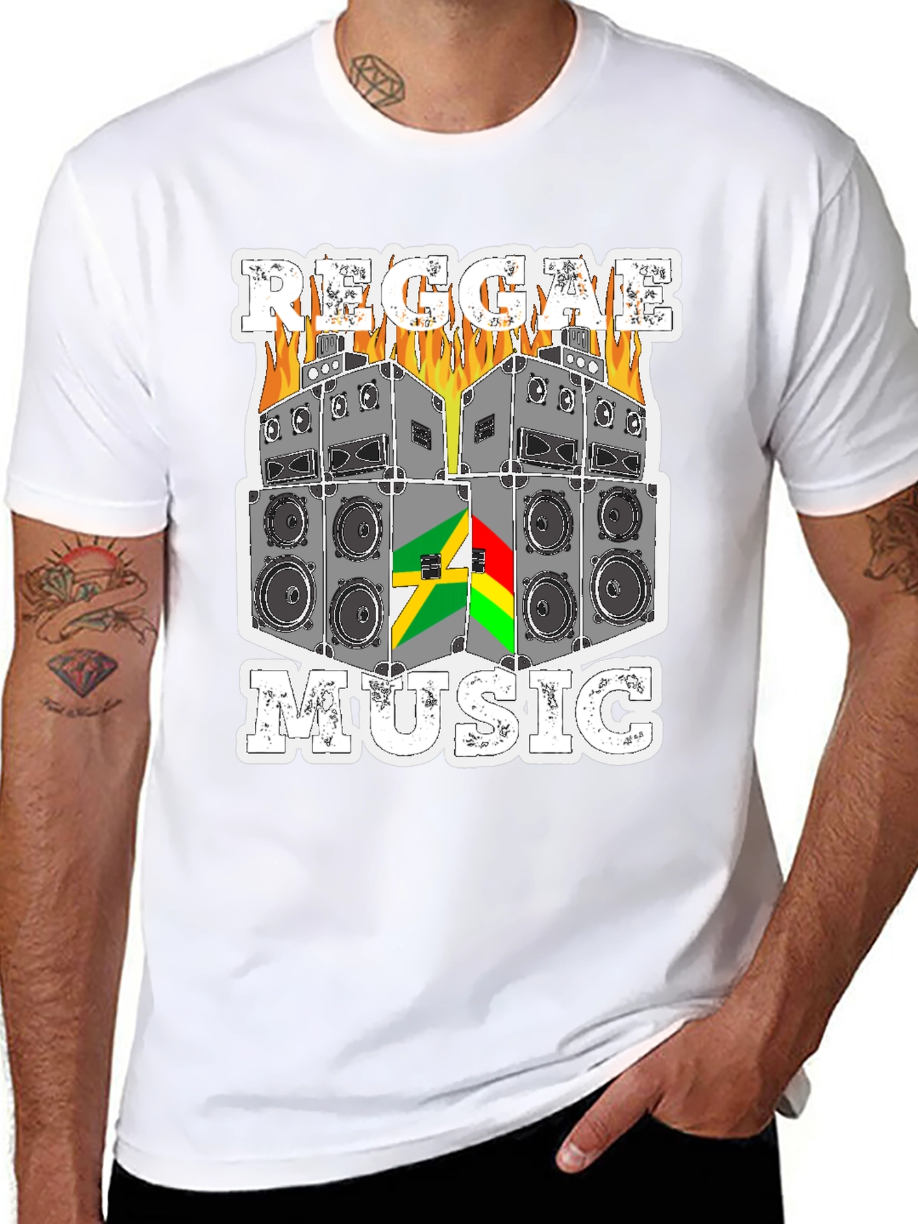 Reggae Music Speaker T-Shirt