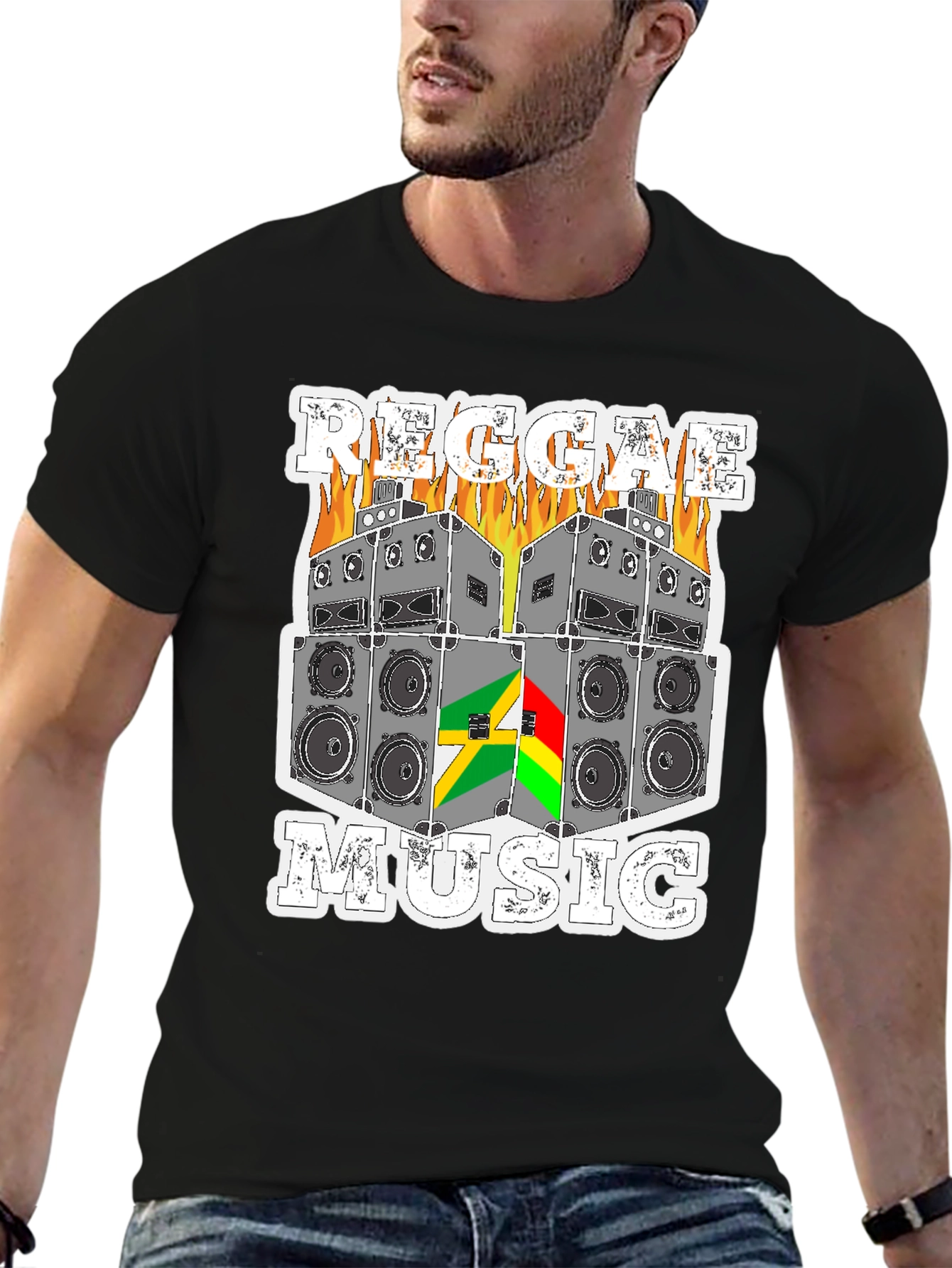 Reggae Music Speaker T-Shirt