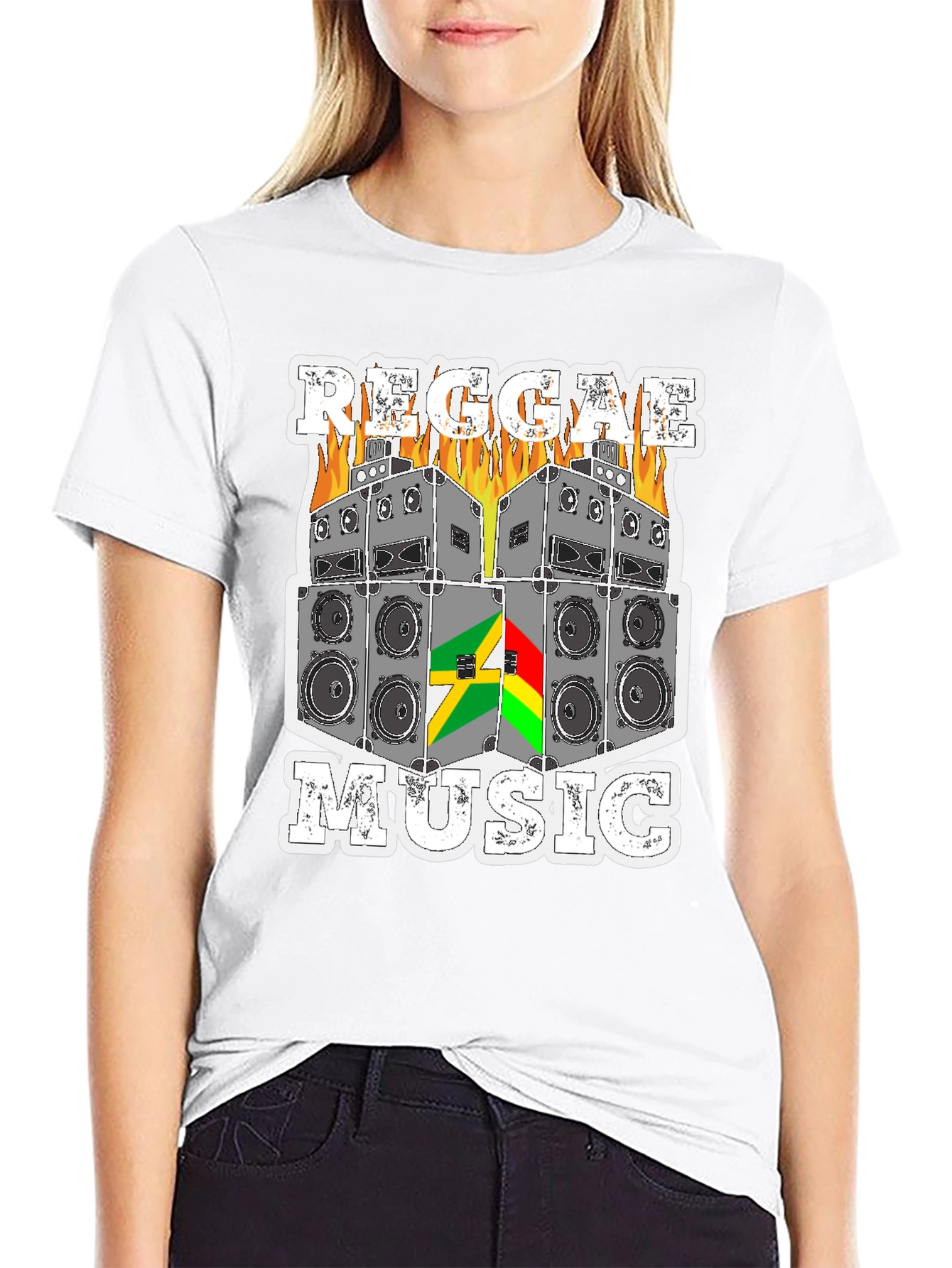 Reggae Music Speaker T-Shirt