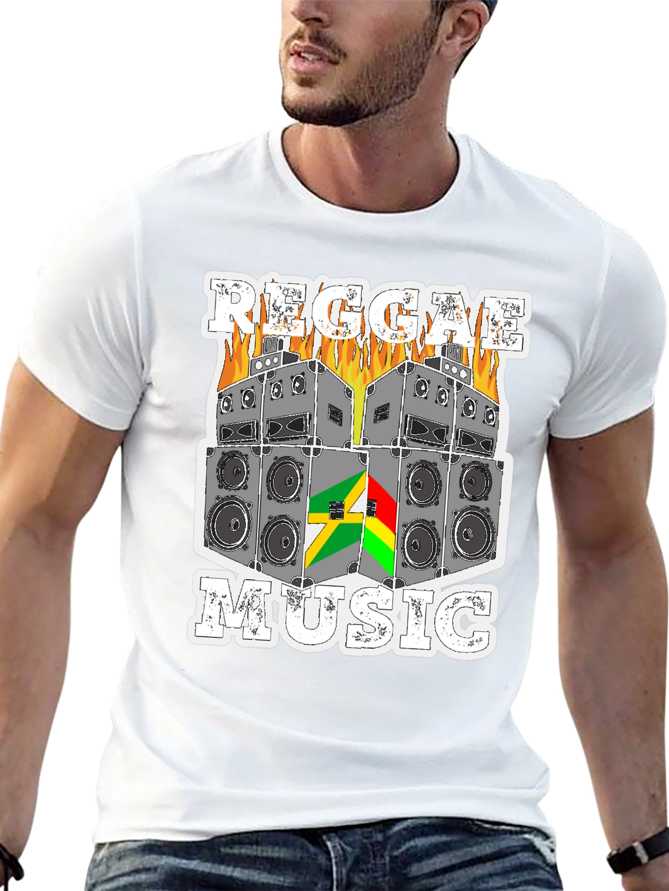 Reggae Music Speaker T-Shirt