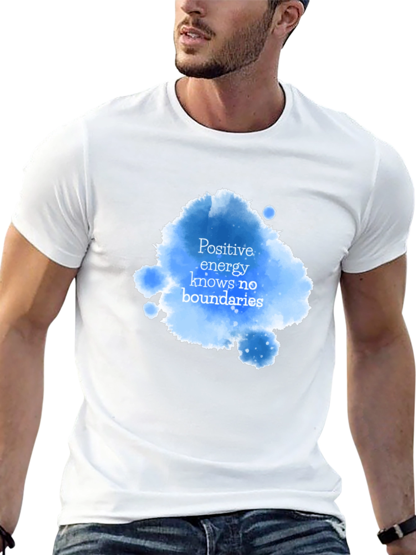 Positive Energy T-Shirt: Motivational Graphic Tee