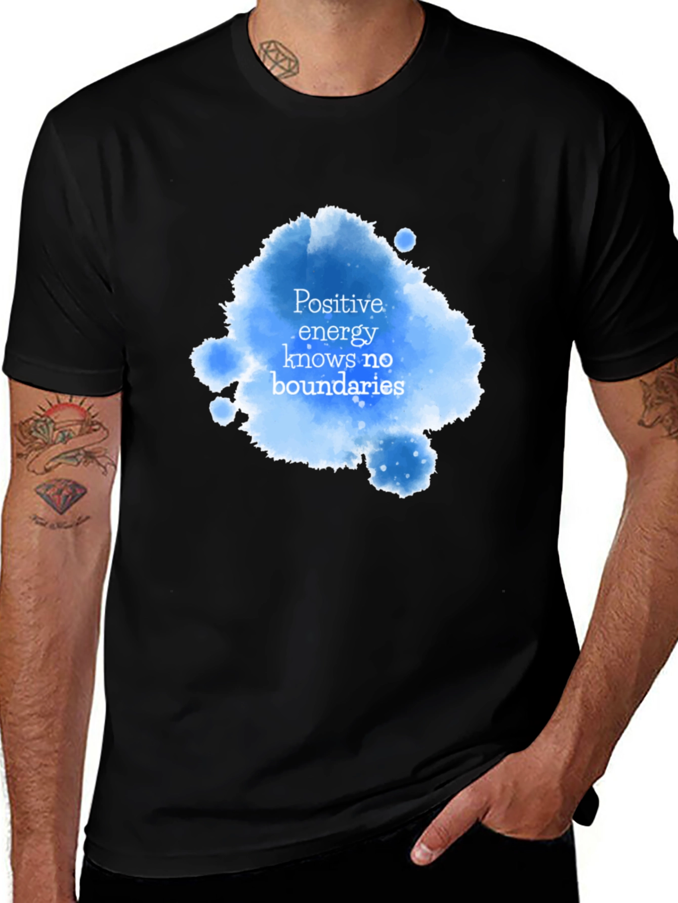 Positive Energy T-Shirt: Motivational Graphic Tee