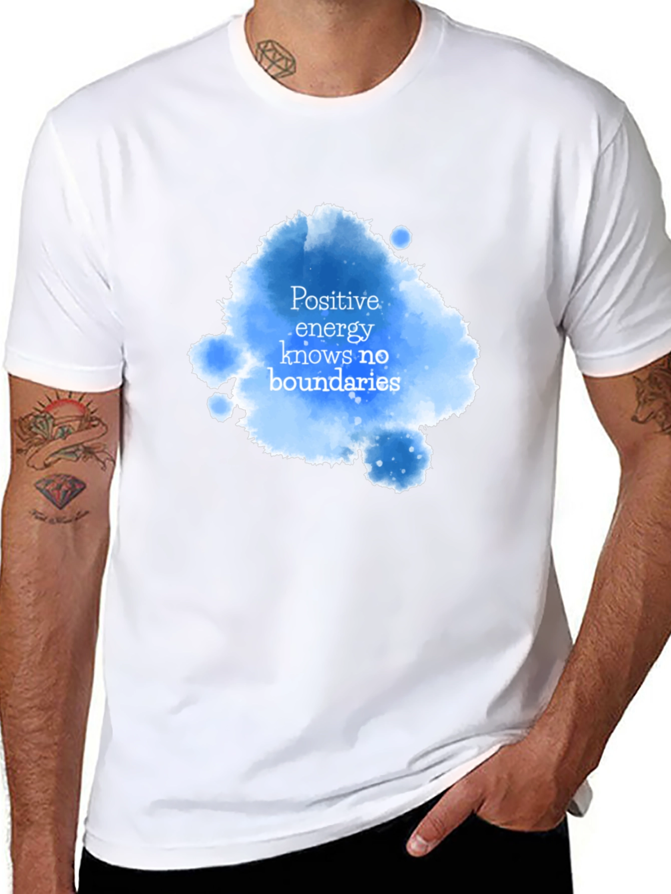 Positive Energy T-Shirt: Motivational Graphic Tee