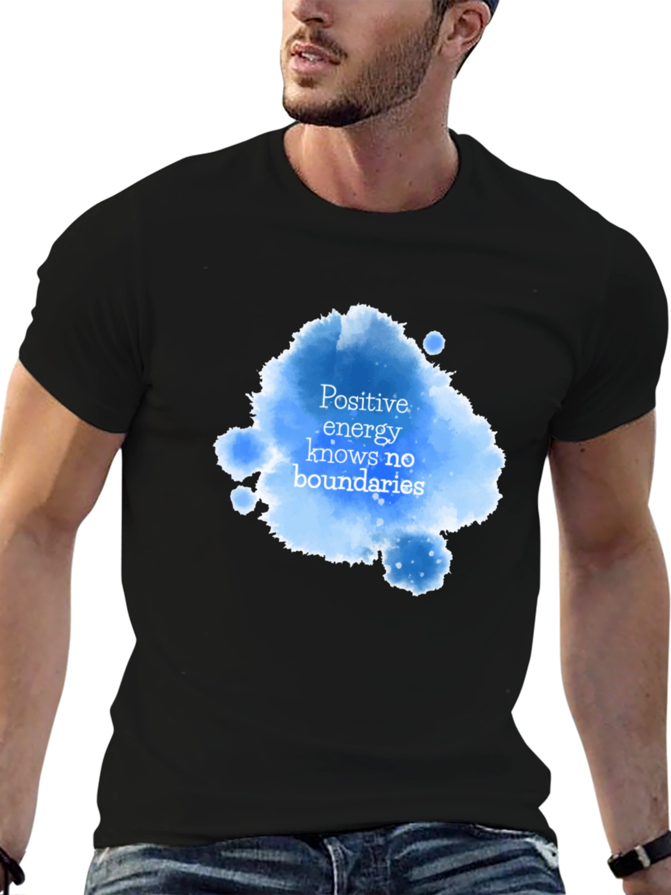 Positive Energy T-Shirt: Motivational Graphic Tee