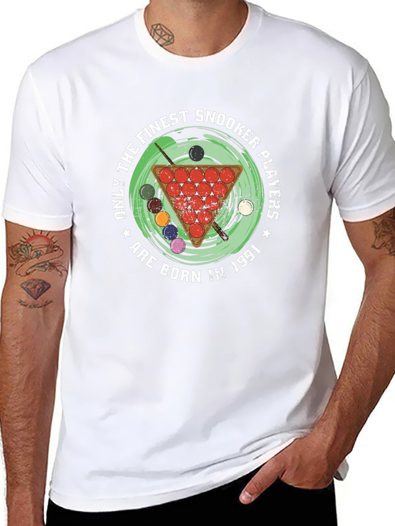 Finest Snooker Players T-Shirt - Born in 1991