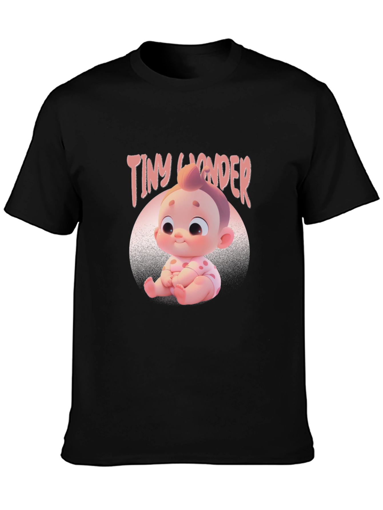 Tiny Wonder Baby Graphic Tee - Black