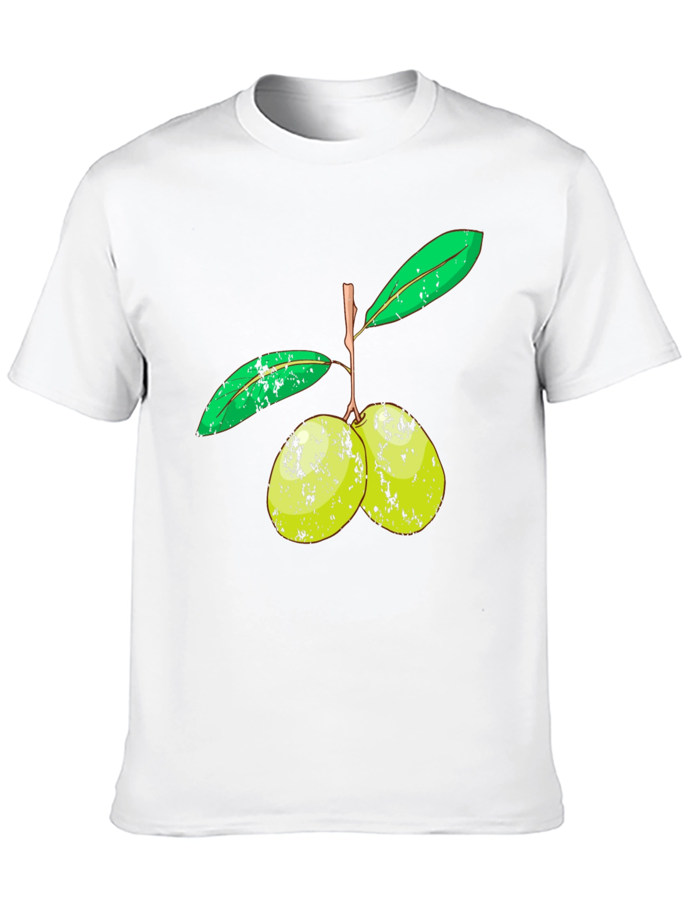 Olive Branch Graphic Tee - Unisex Black T-Shirt