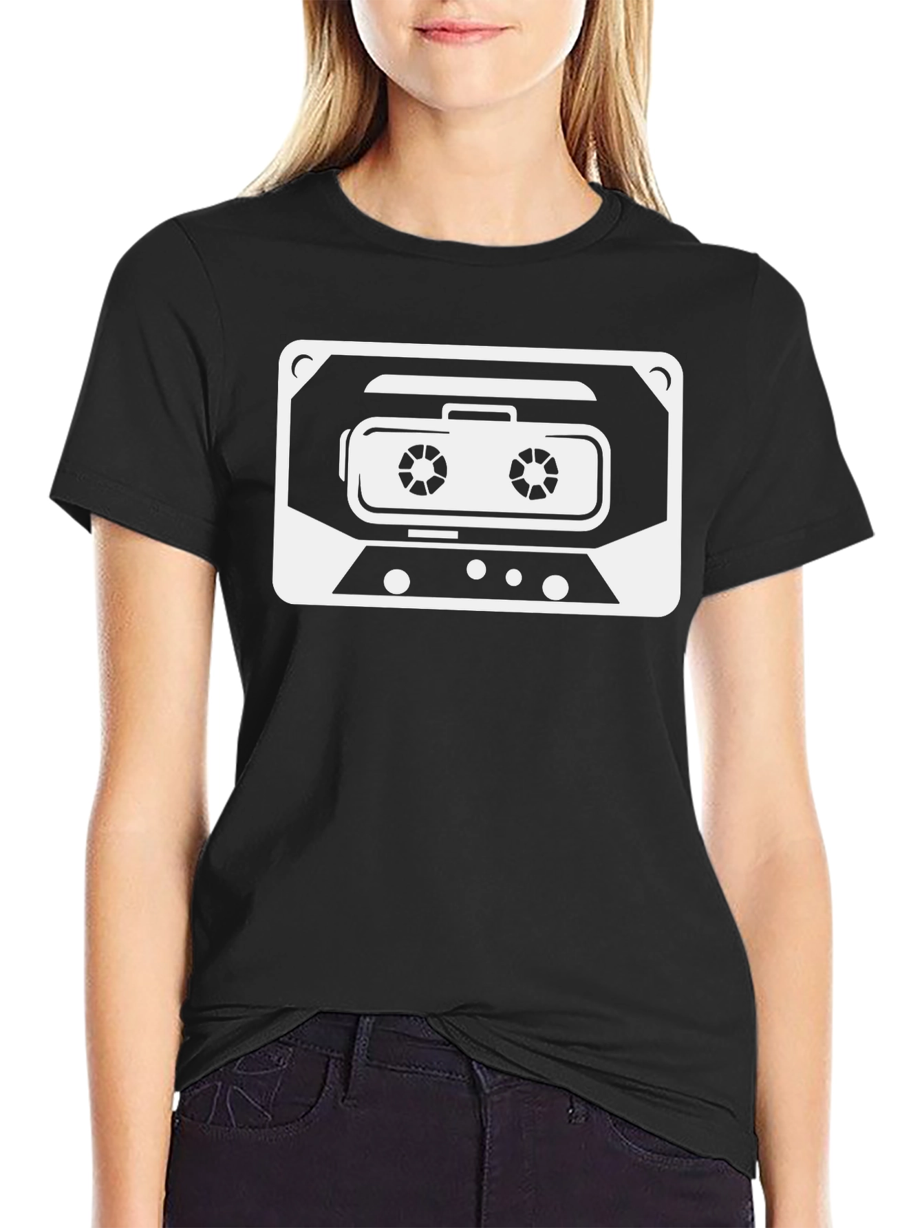 Retro Cassette Tape Graphic Tee - Classic Cool