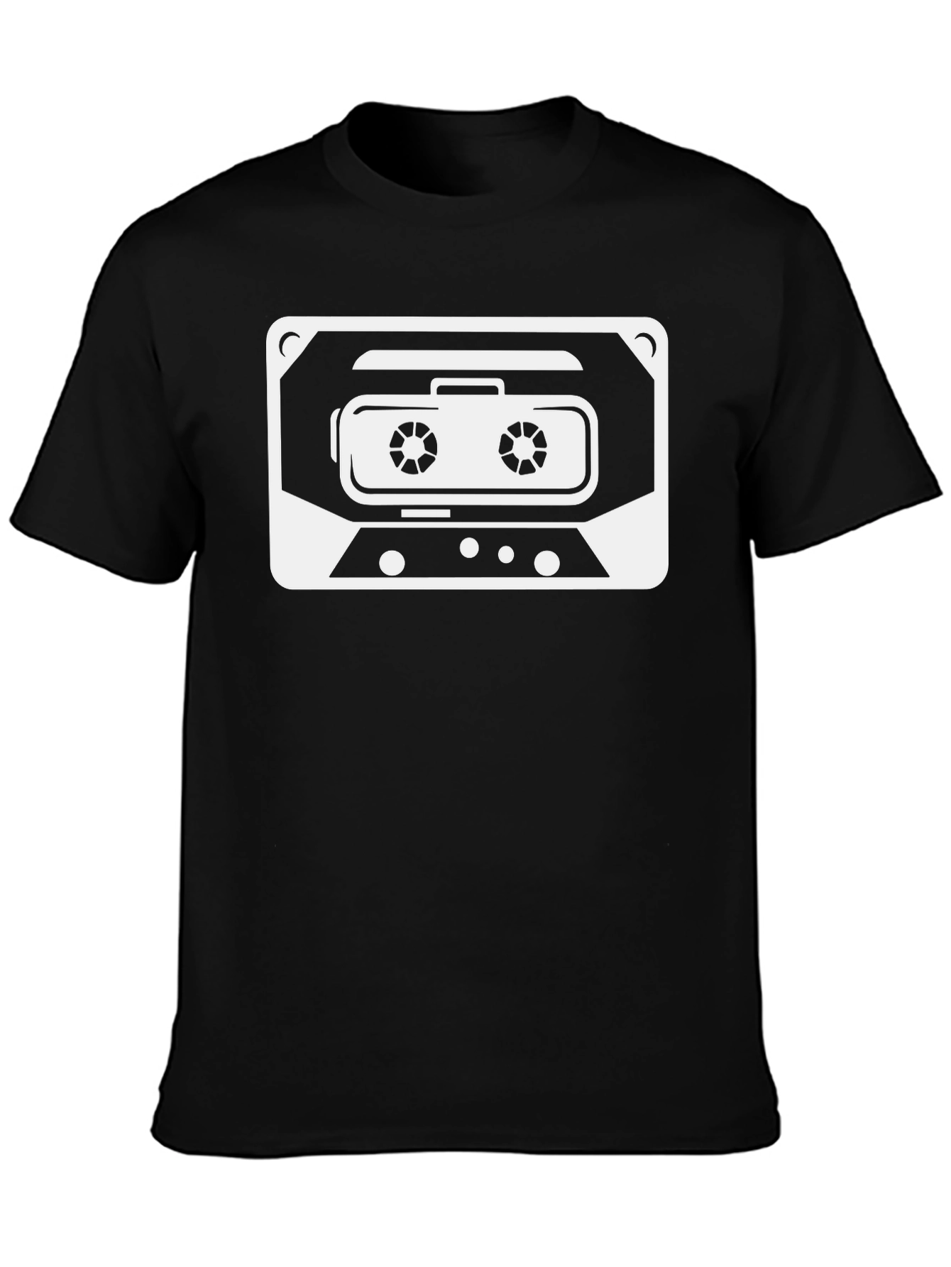 Retro Cassette Tape Graphic Tee - Classic Cool