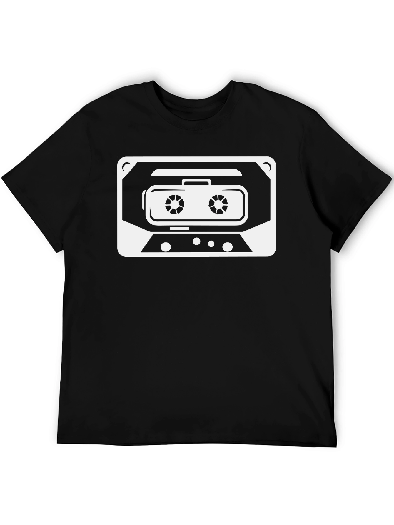 Retro Cassette Tape Graphic Tee - Classic Cool