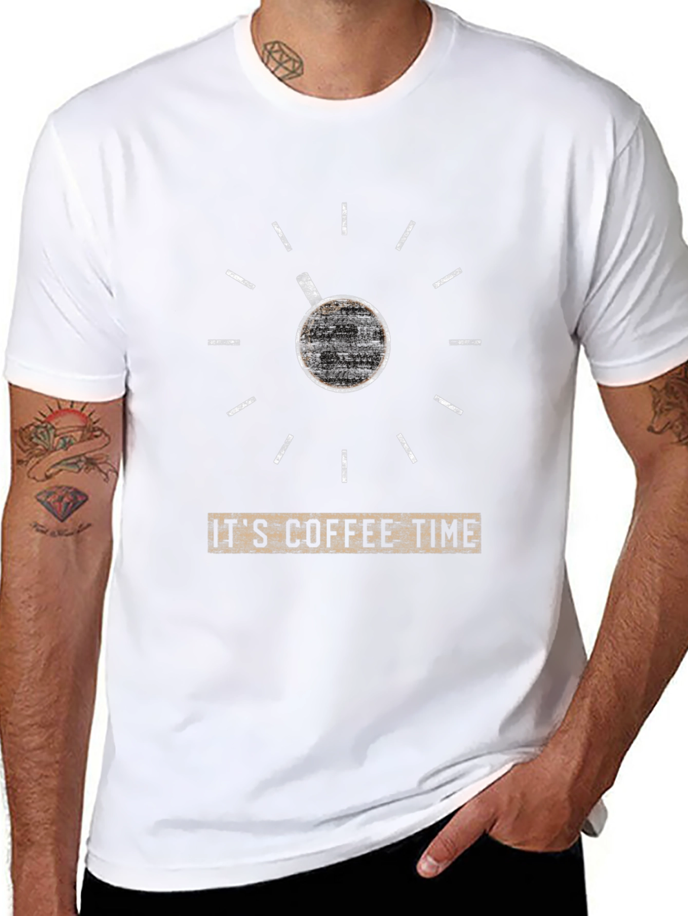 Coffee Time Graphic Tee - Stylish Coffee Lovers T-Shirt