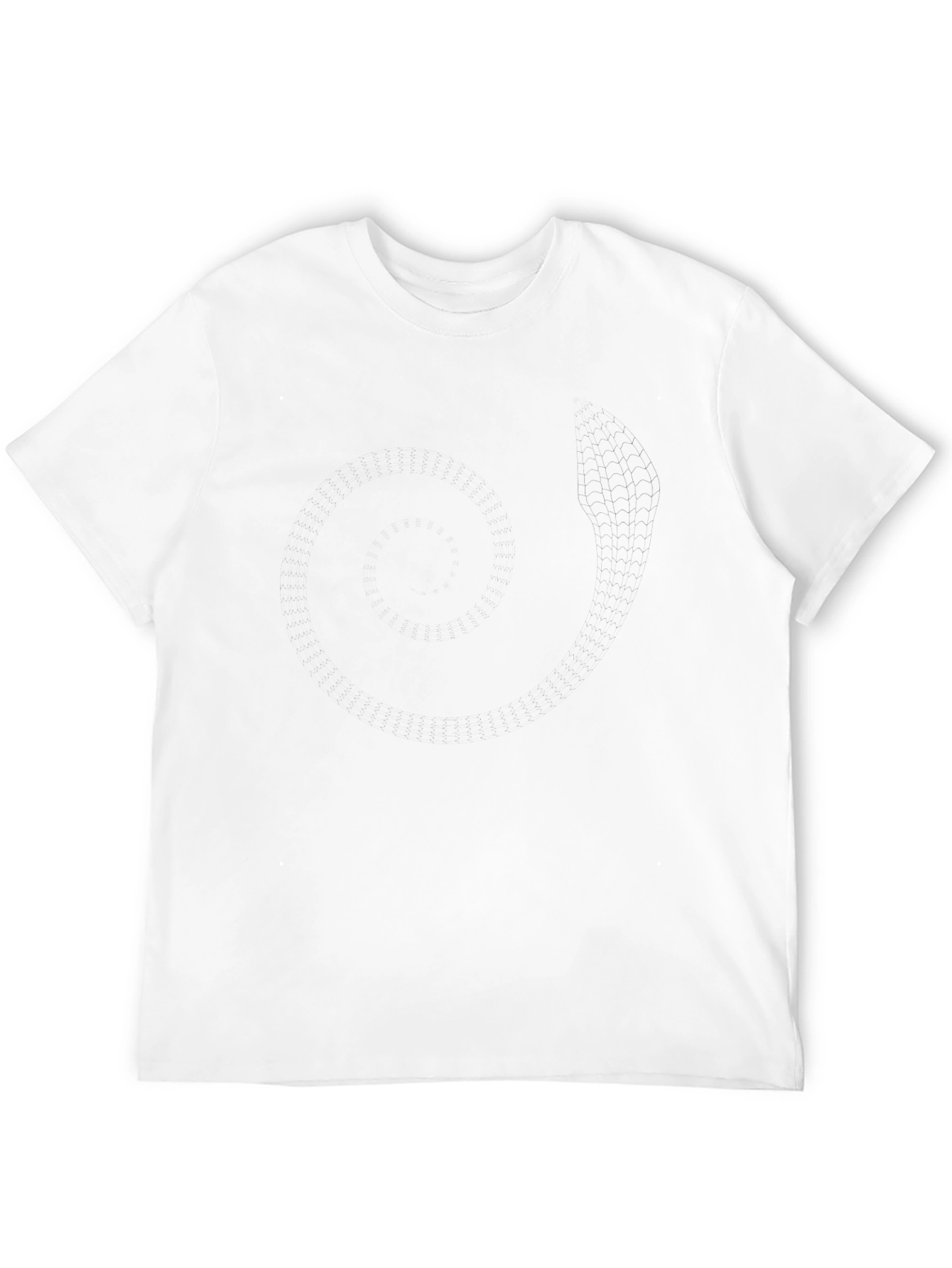 Mens Classic Black Crew Neck T-Shirt