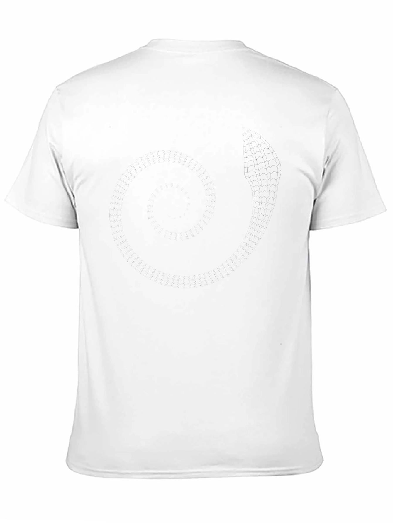 Mens Classic Black Crew Neck T-Shirt