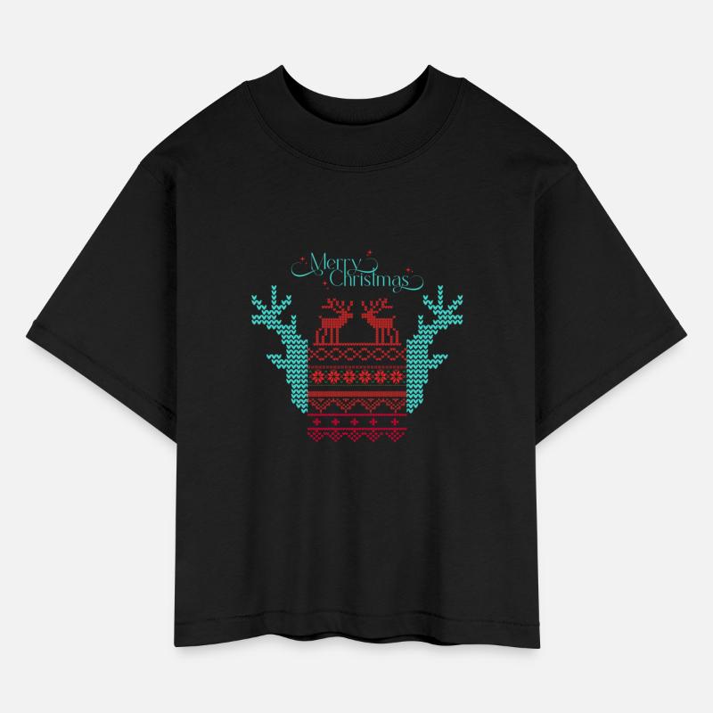 Ugly Christmas Reindeer Pattern