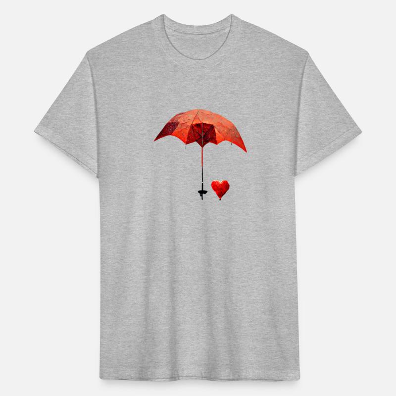 umbrella rain heart