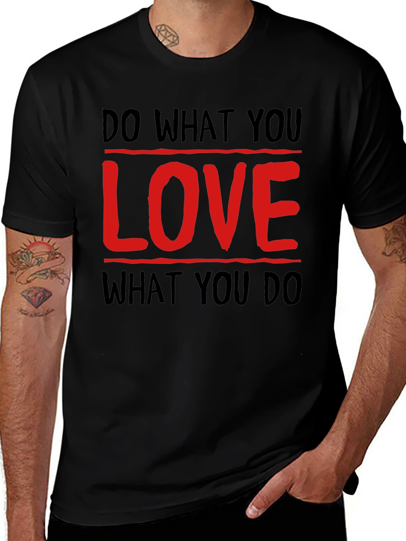 Inspirational Tee: Do What You Love Graphic T-Shirt