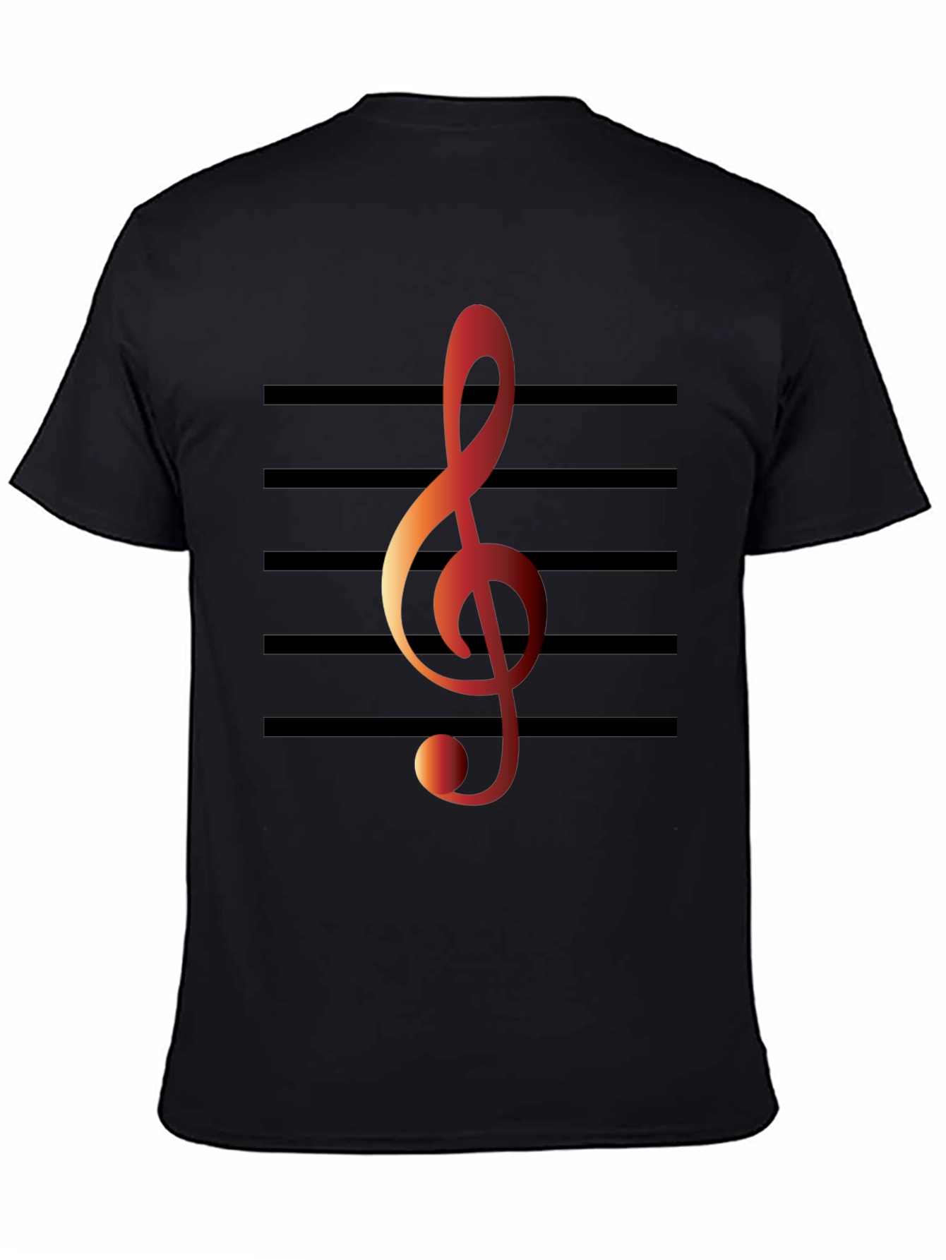 Musical Note T-Shirt - Treble Clef Graphic Tee