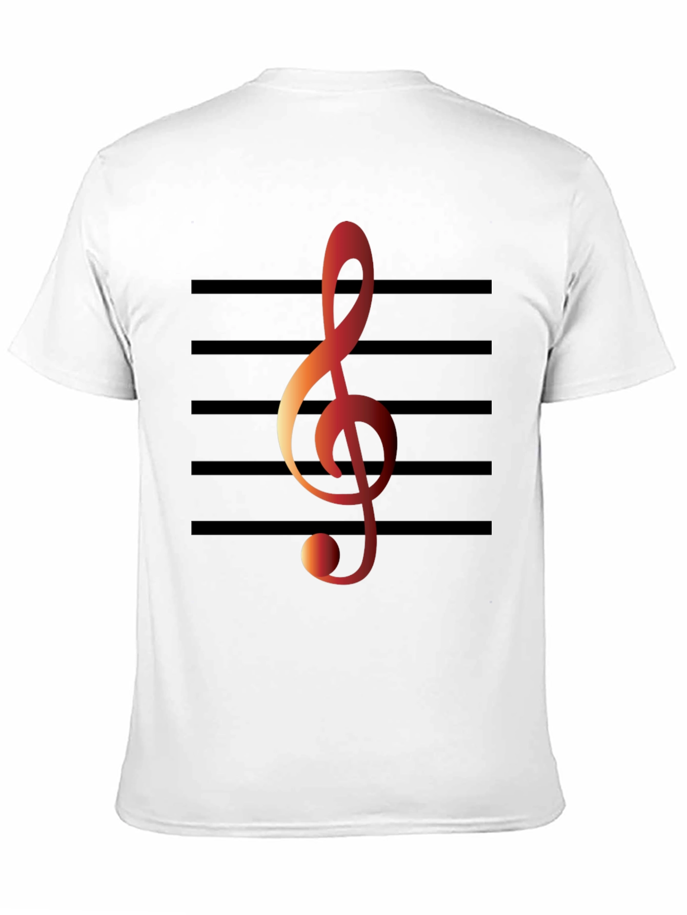 Musical Note T-Shirt - Treble Clef Graphic Tee