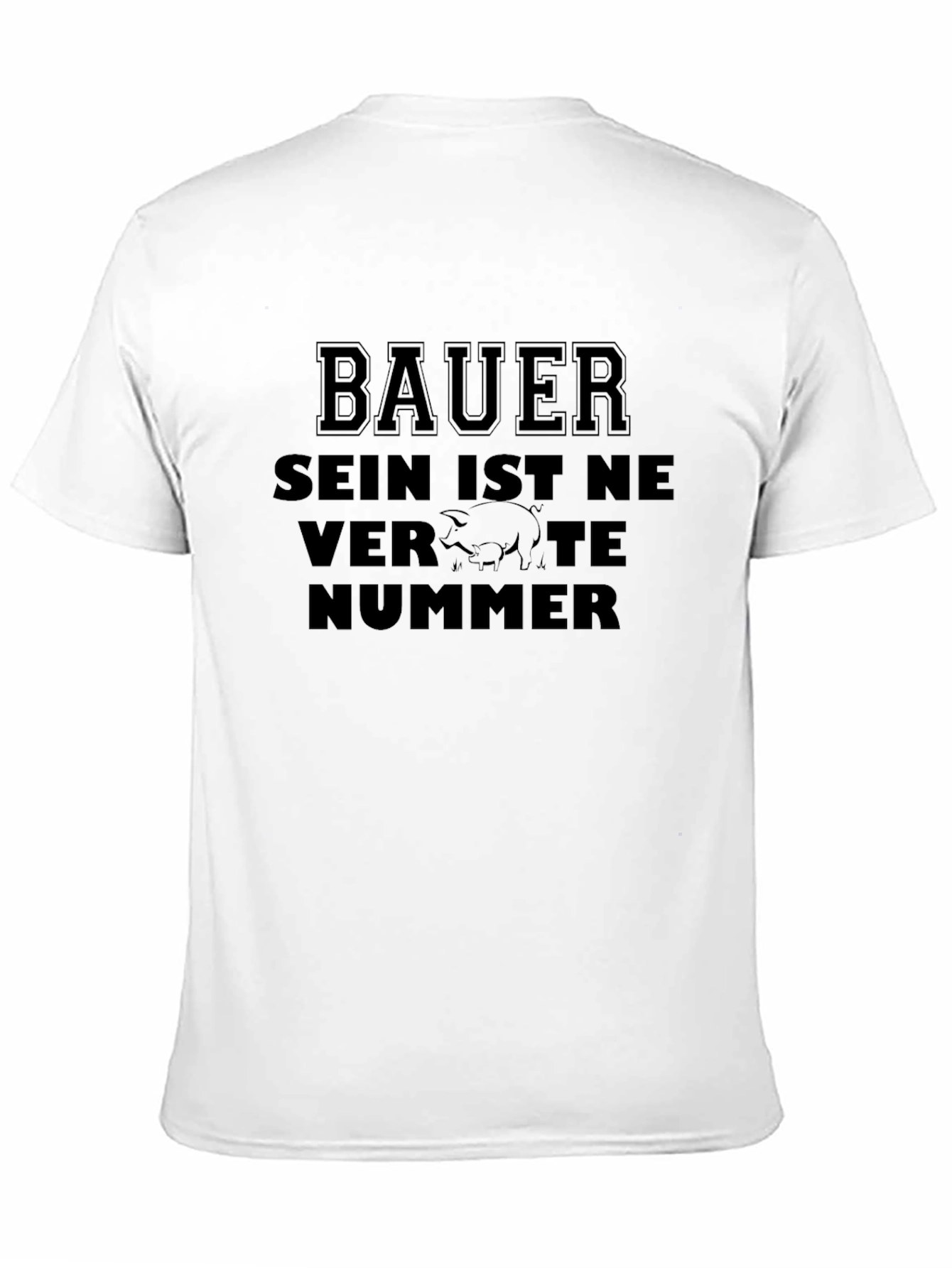 Bauer Pig Graphic Tee - Black Casual T-Shirt