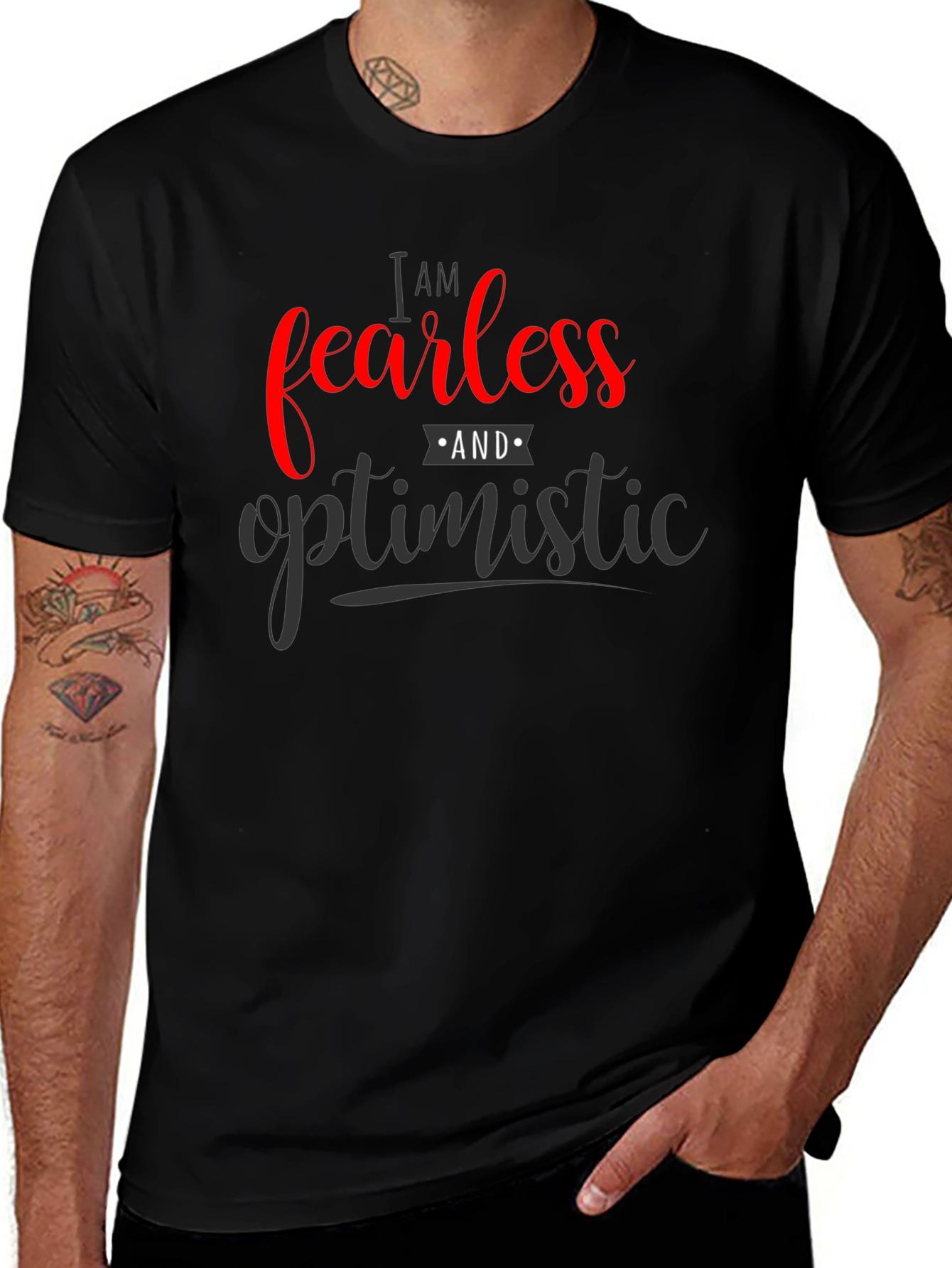 Fearless & Optimistic Graphic T-Shirt