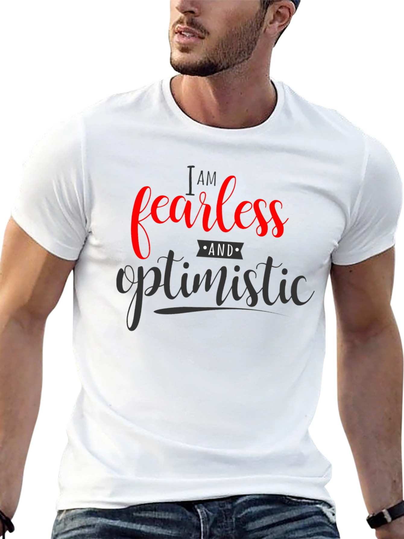 Fearless & Optimistic Graphic T-Shirt